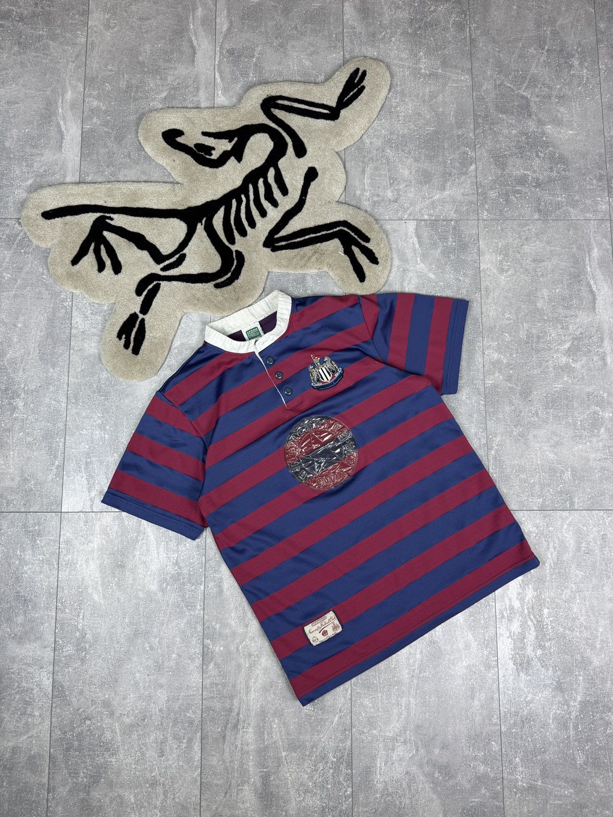 Vintage Mens Vintage Soccer Draw NewCastle United T-Shirt jersey tee Size US L / EU 52-54 / 3 - 1 Thumbnail