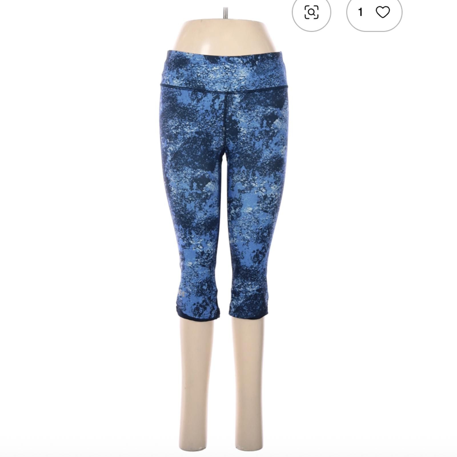 Under Armour Under Armour Blue Active Capri Pants Size M Size 32" / US 10 / IT 46 - 1 Thumbnail