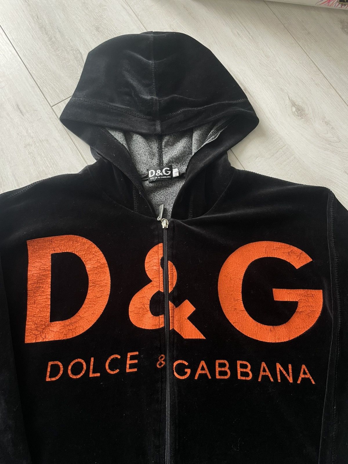 Dolce & Gabbana Vintage Dolce & Gabbana 90’s Zip Hoodie Big Logo Y2K Size M / US 6-8 / IT 42-44 - 4 Thumbnail