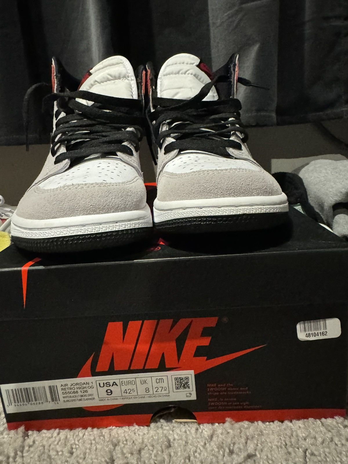 Jordan Brand Jordan 1 Retro High Light Smoke Gray Size US 9 / EU 42 - 6 Thumbnail