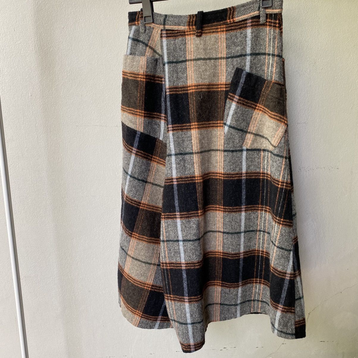 Y's Y’s Plaid Wool Skort with Lining Size 29" - 4 Thumbnail