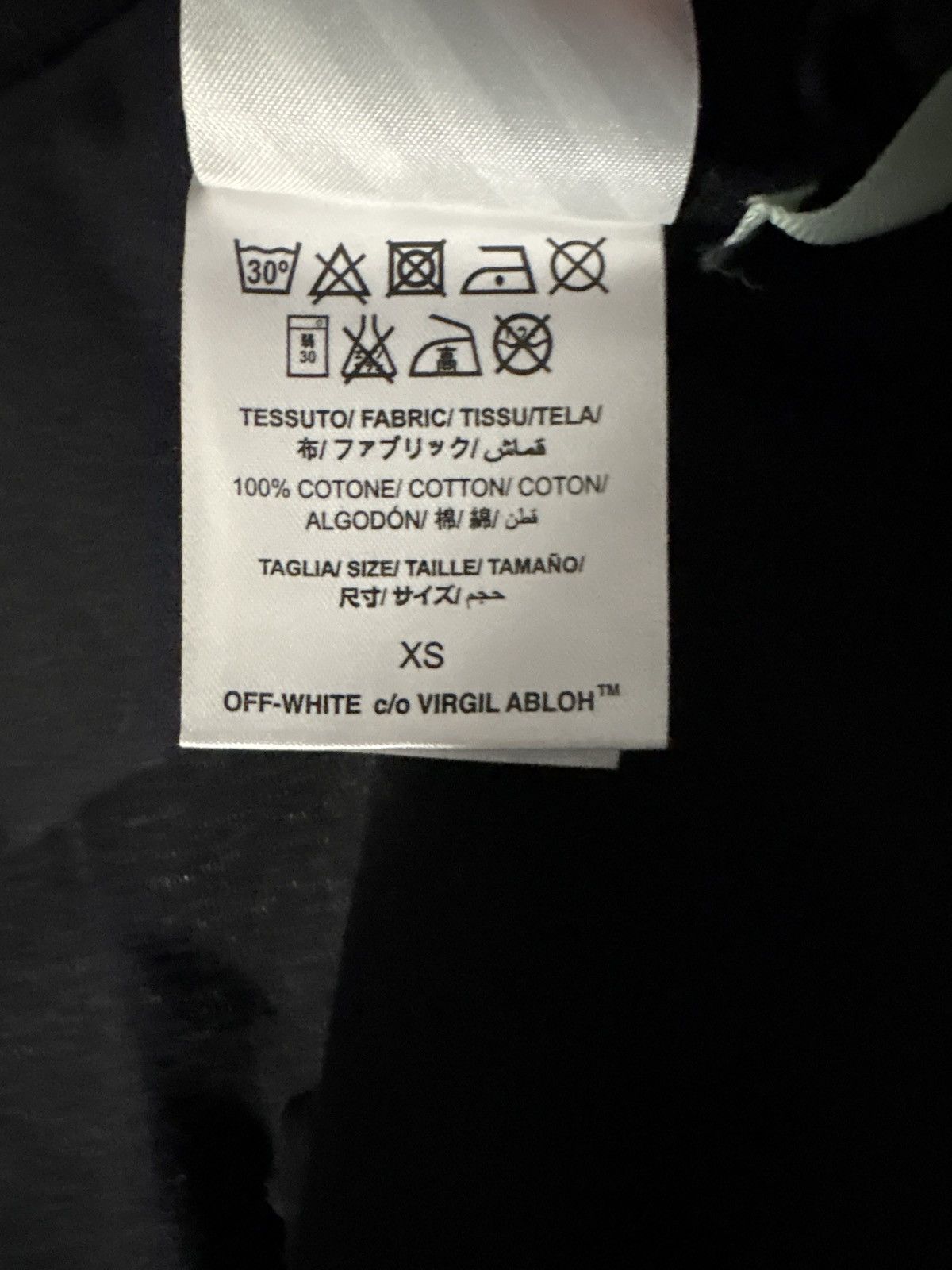 Off-White Off White Mirror Mirror Diagonal Spray T Shirt Size US XS / EU 42 / 0 - 8 Thumbnail