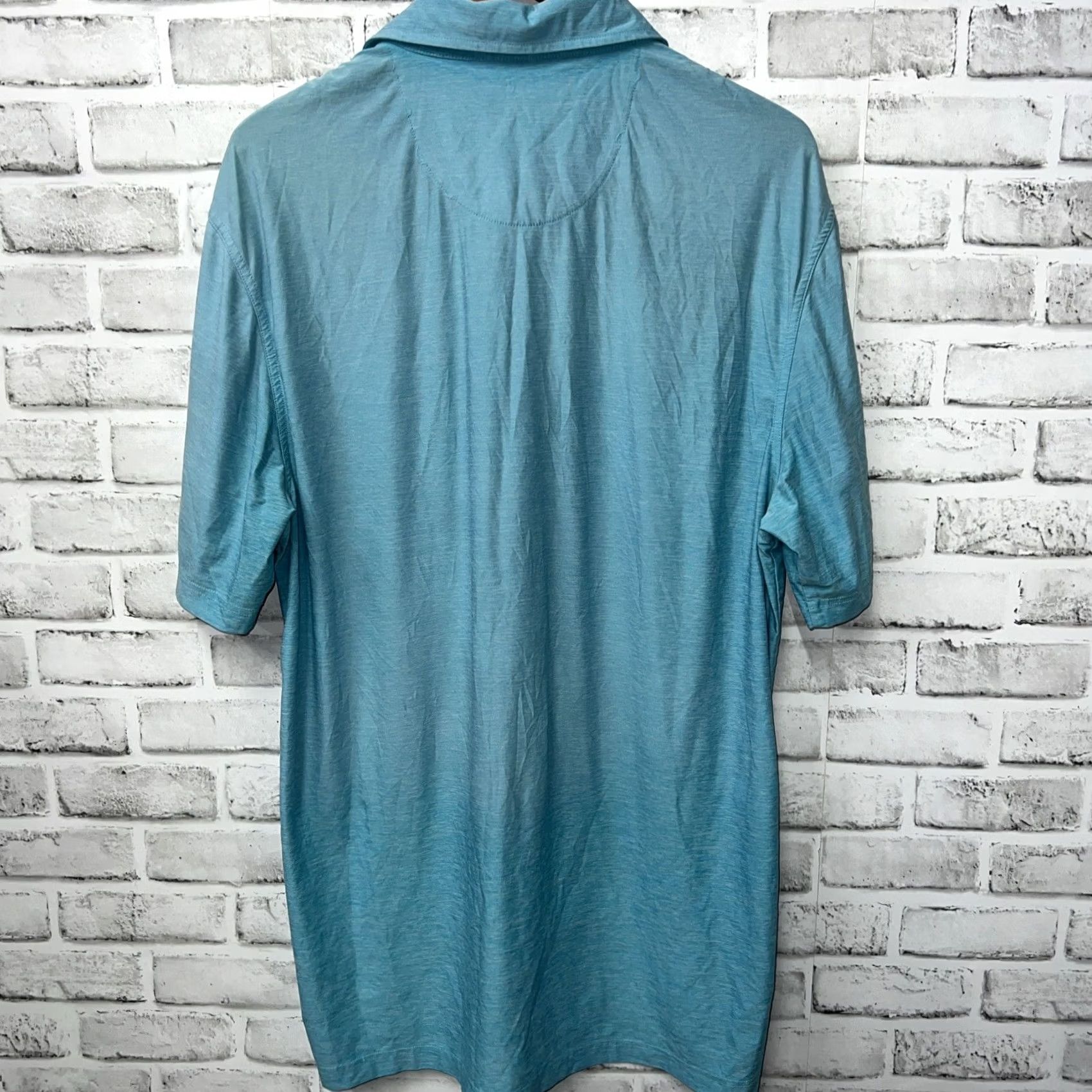 Vintage Straight Down Polo Shirt Mens Size L Blue Regular Fit Shirt Size US L / EU 52-54 / 3 - 4 Thumbnail