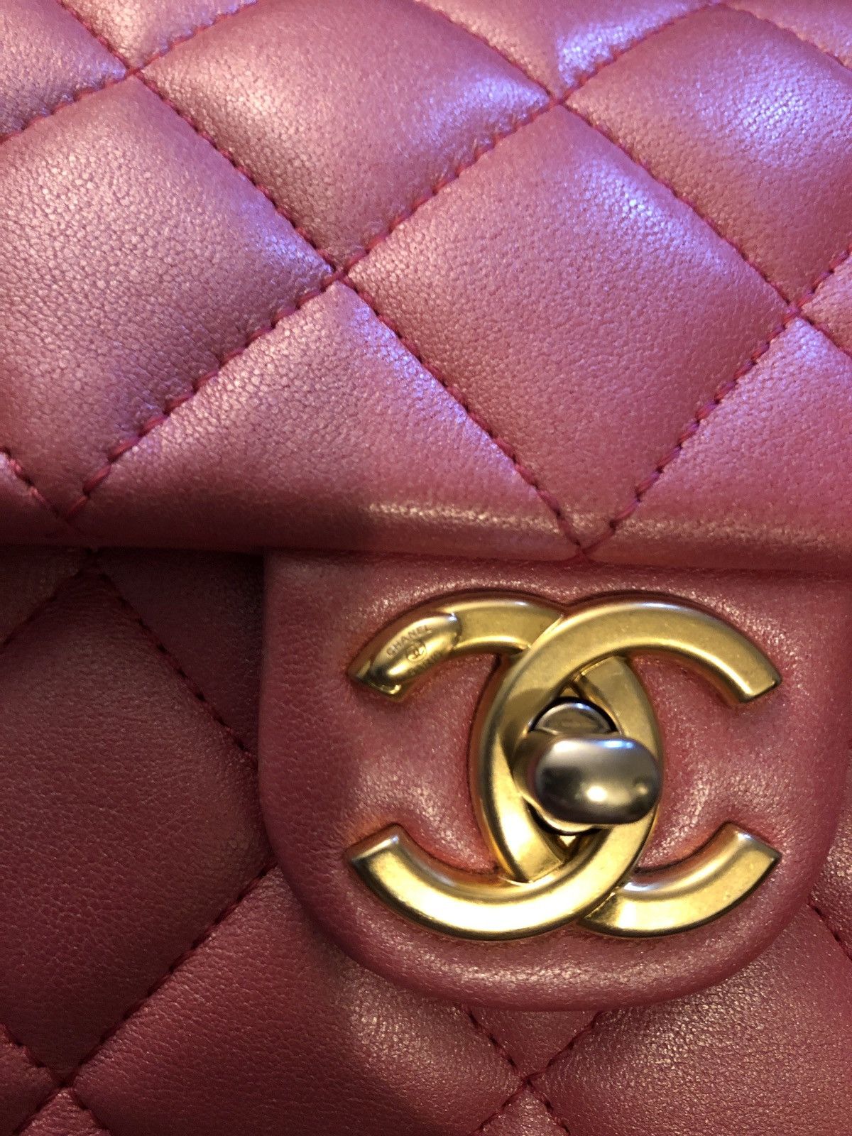 Chanel Chanel Flap Bag Crossbody with Faux Pearl Chain Detail Size ONE SIZE - 15 Thumbnail