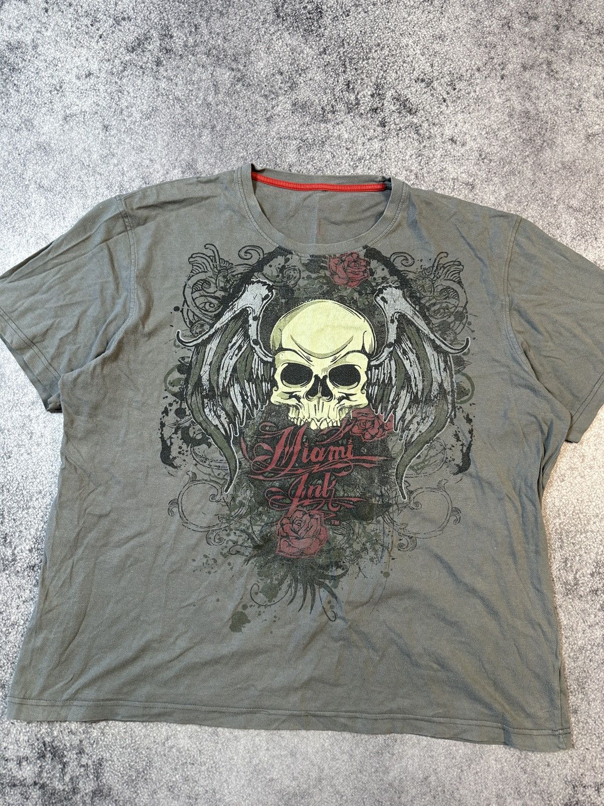 Japanese Brand × Vintage Y2K vintage t-shirt avant garden Ed hardy style Miami ink Size US XXL / EU 58 / 5 - 2 Thumbnail