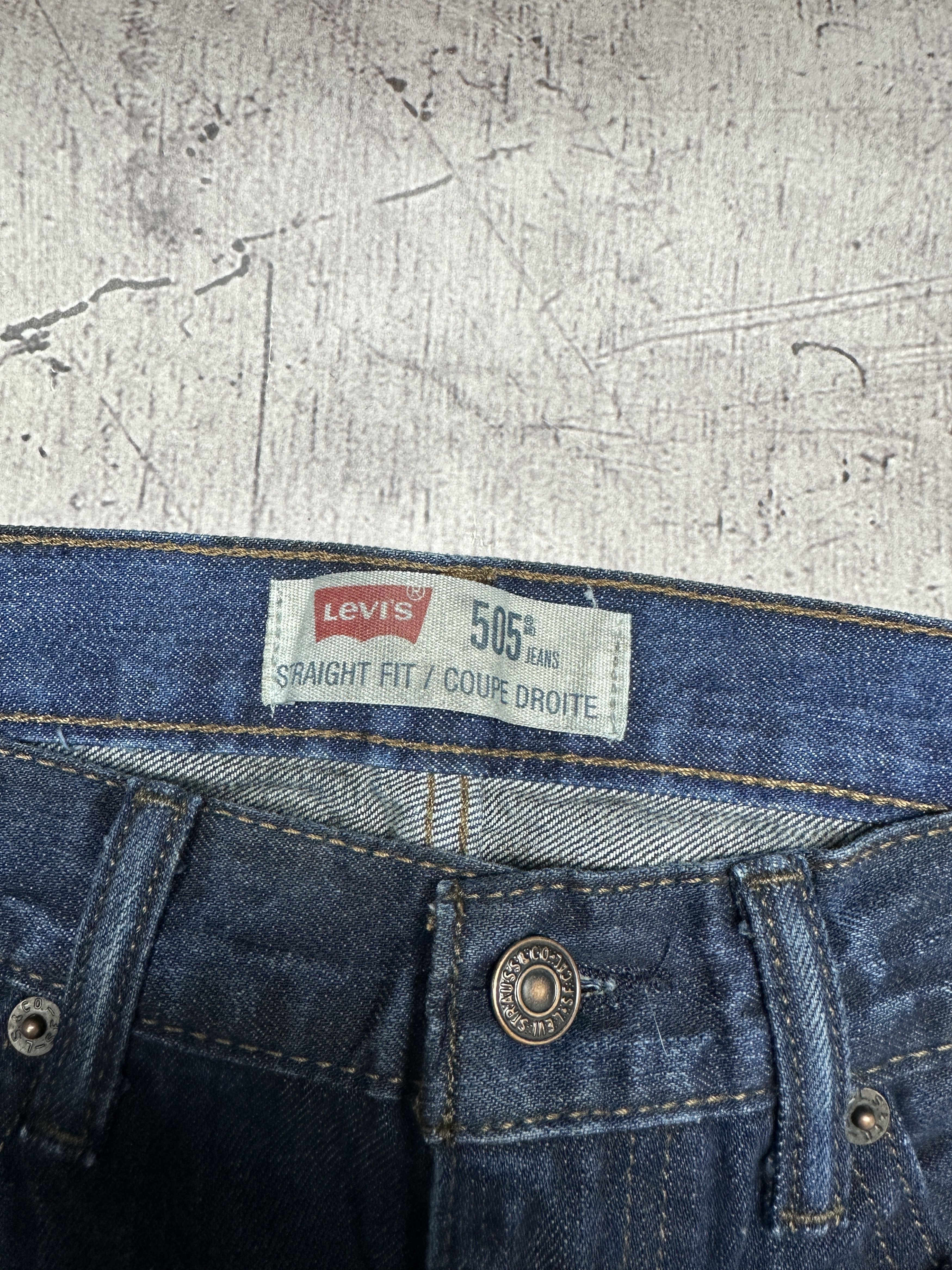 Levi's Levi's 505 Mens Denim Pants Jeans Size 34 x 30 Size US 34 / EU 50 - 7 Thumbnail