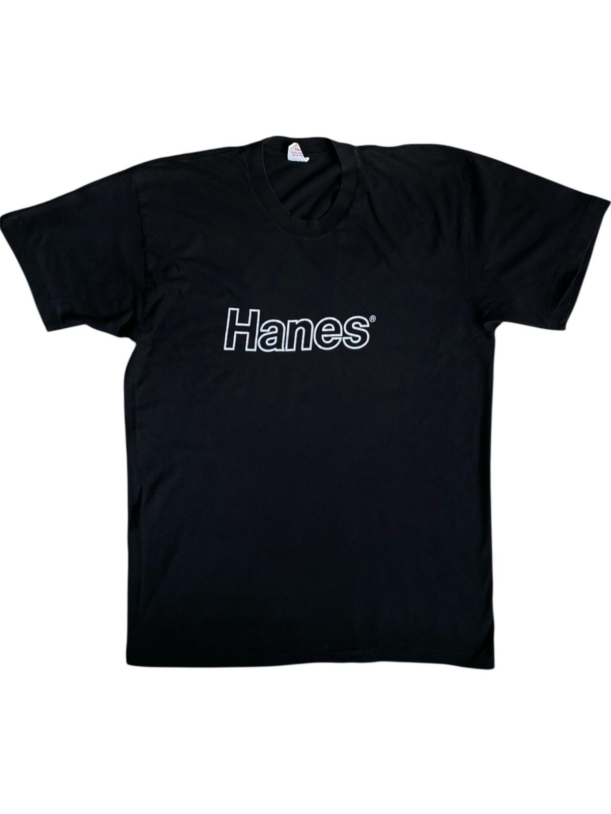 Hanes × Vintage Vintage Hanes single stitched blank t shirt Size US L / EU 52-54 / 3 - 1 Thumbnail