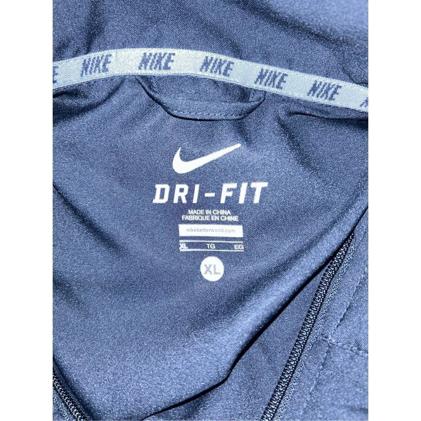 Nike Nike Men's Navy Blue Windbreaker Jacket - XL Size US XL / EU 56 / 4 - 3 Thumbnail