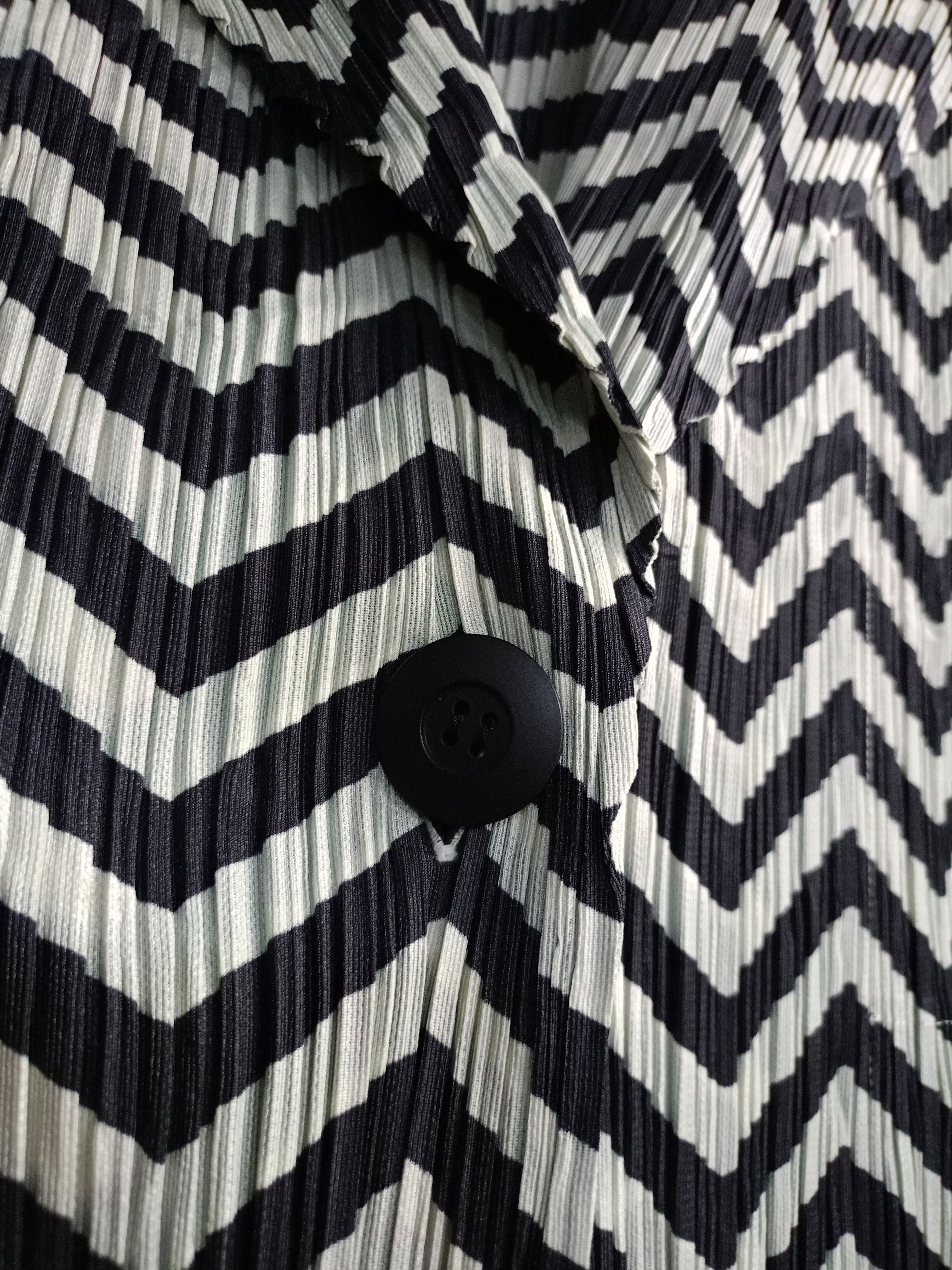 Issey Miyake Rare Pleats please Issey Miyake printed Long Cardigan Size L / US 10 / IT 46 - 3 Thumbnail