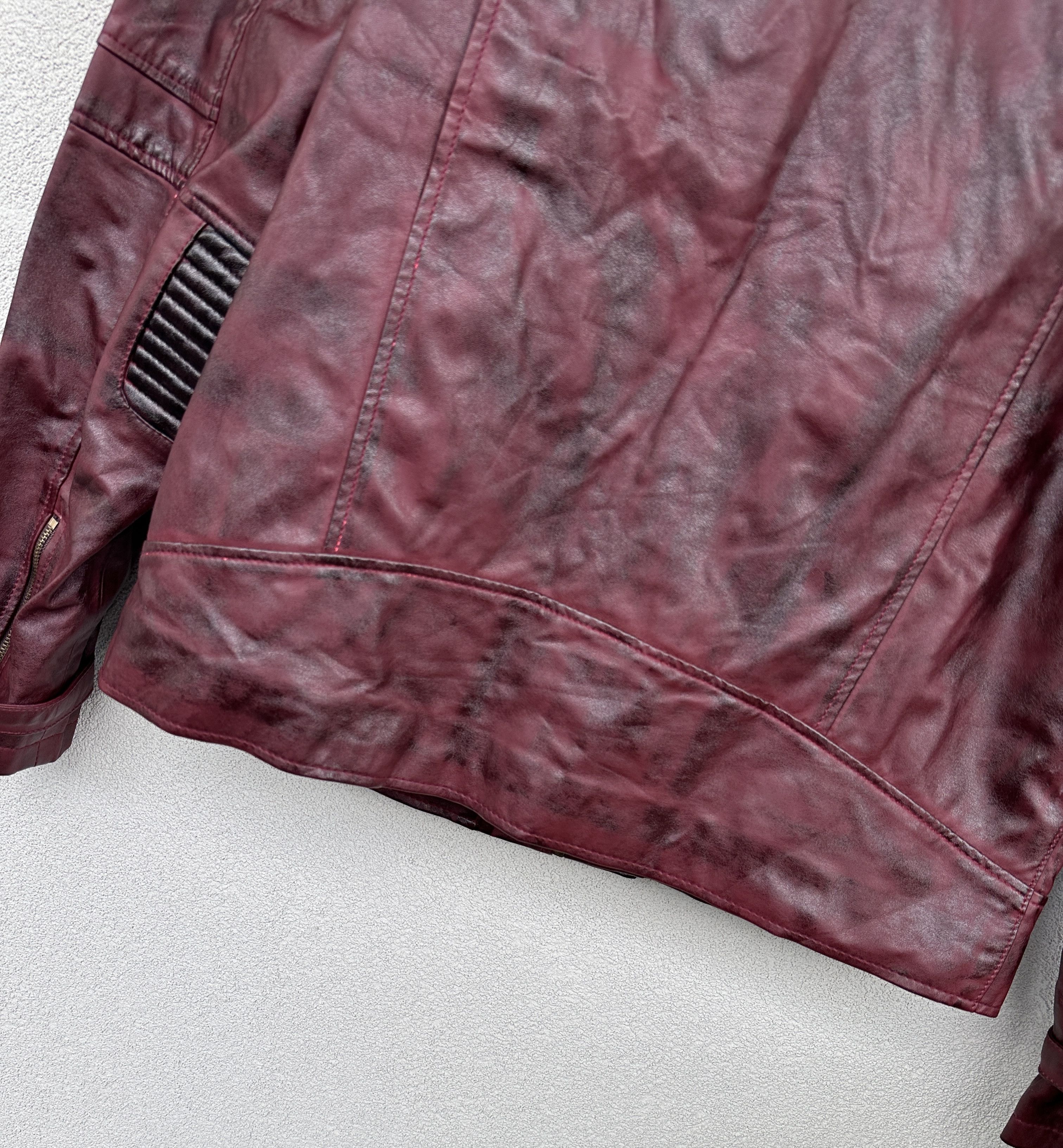 Vintage Vintage opium avant garde men leather jacket Size US L / EU 52-54 / 3 - 9 Thumbnail