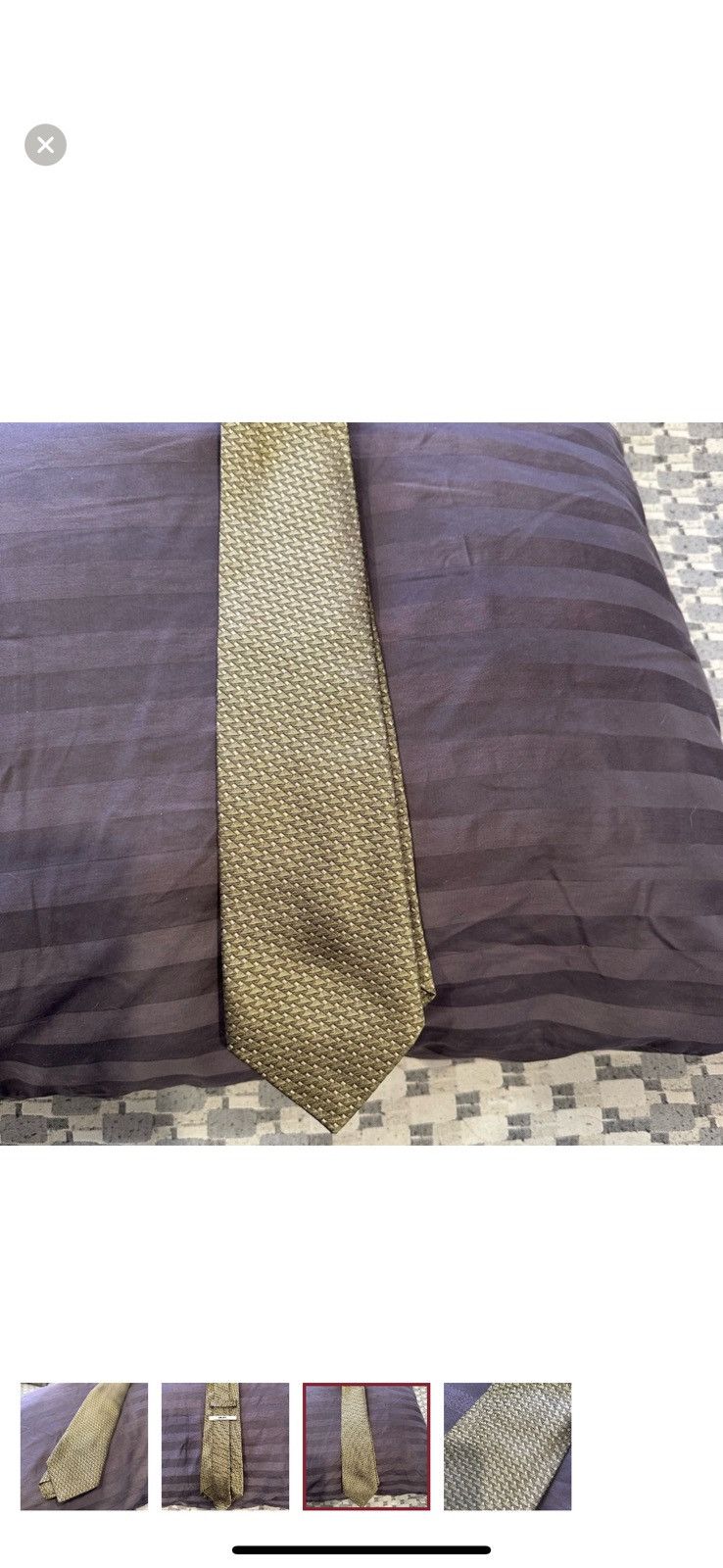 image of Prada Tie in Beige, Men's
