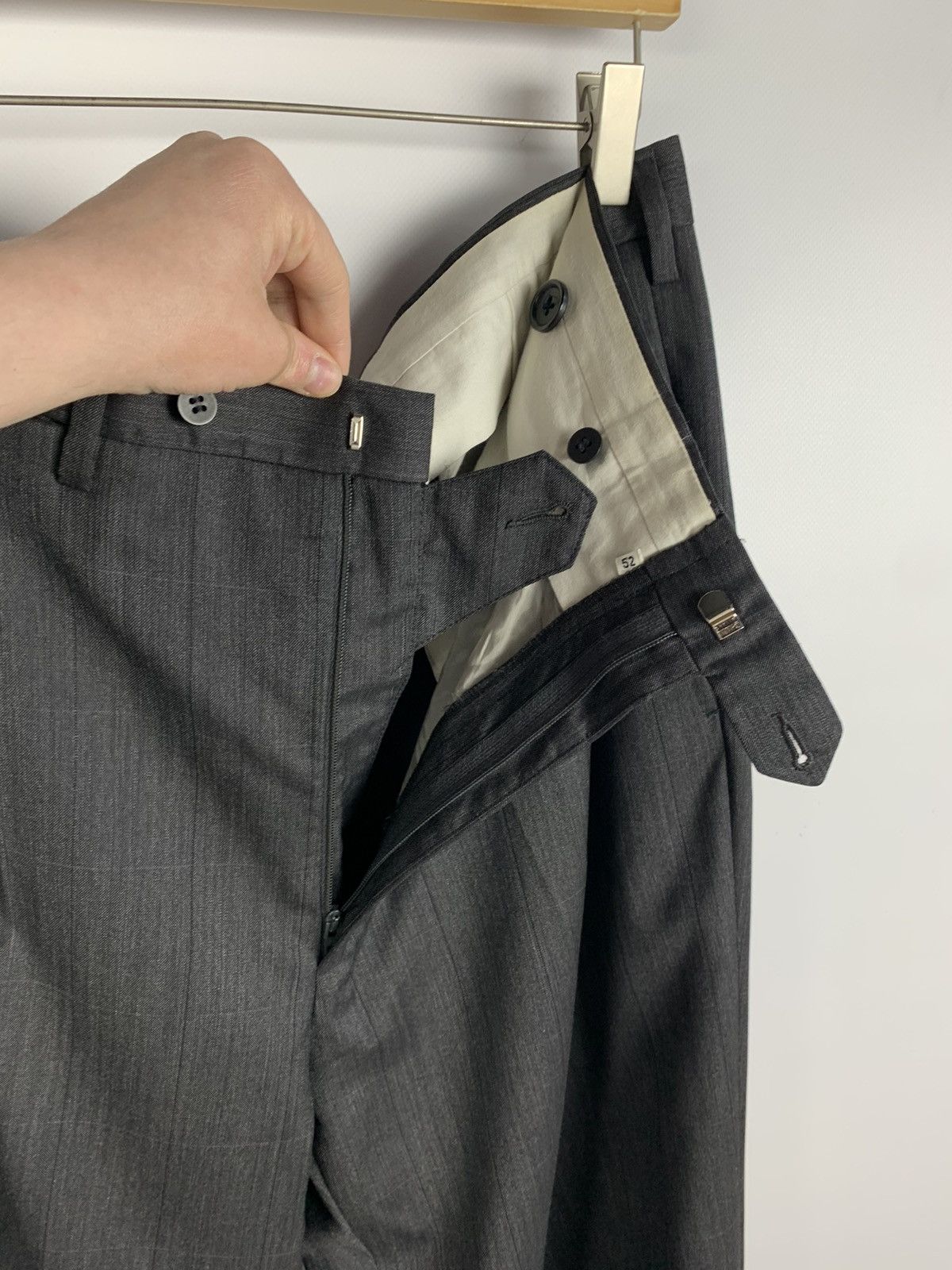 Kiton Kiton Napoli Trois Pomess Formal Suit Set Blazer + Trousers Size 52R - 17 Thumbnail