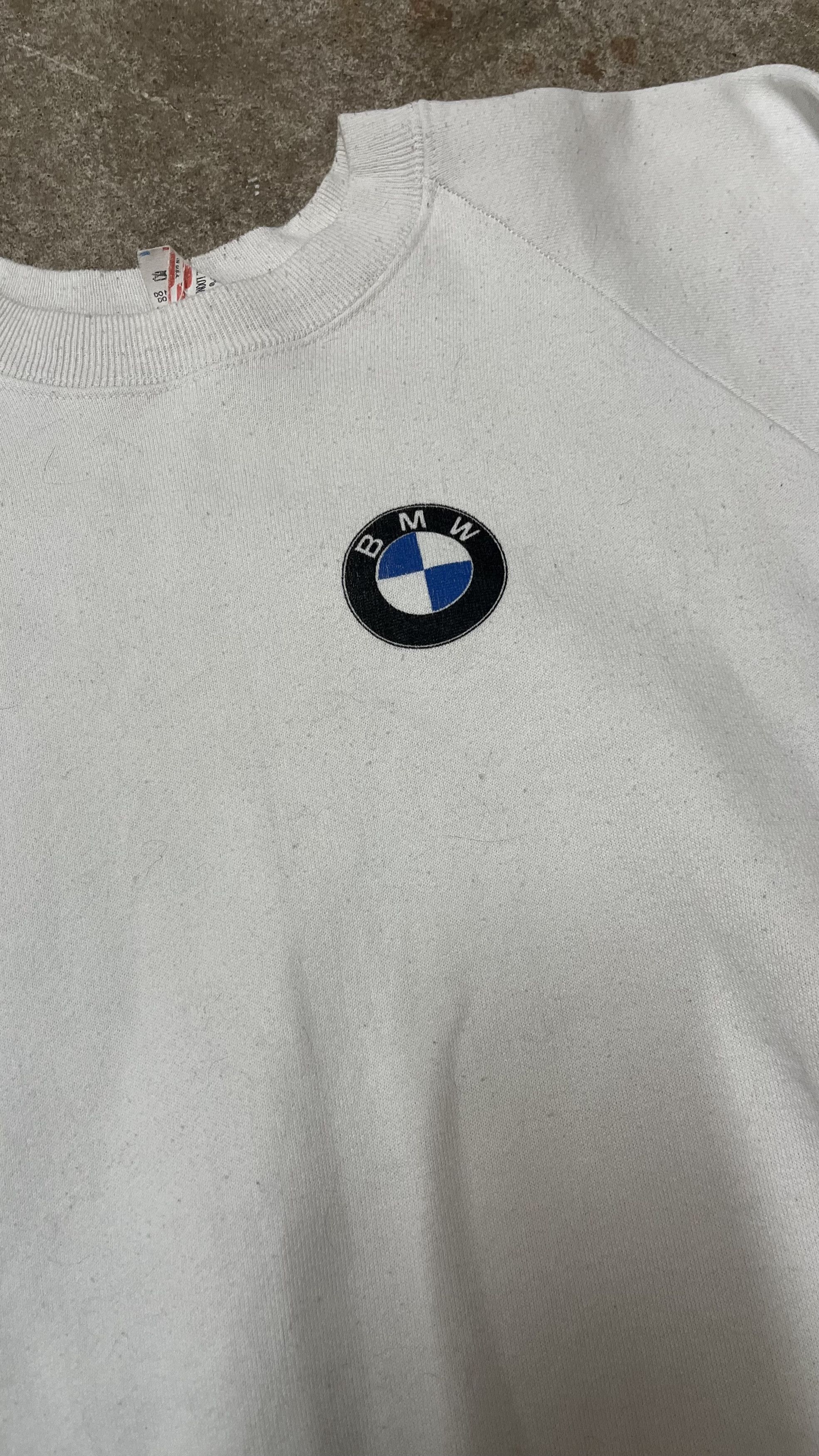 BMW × Vintage Vintage 1990s BMW Logo Sweater Size US XL / EU 56 / 4 - 2 Thumbnail