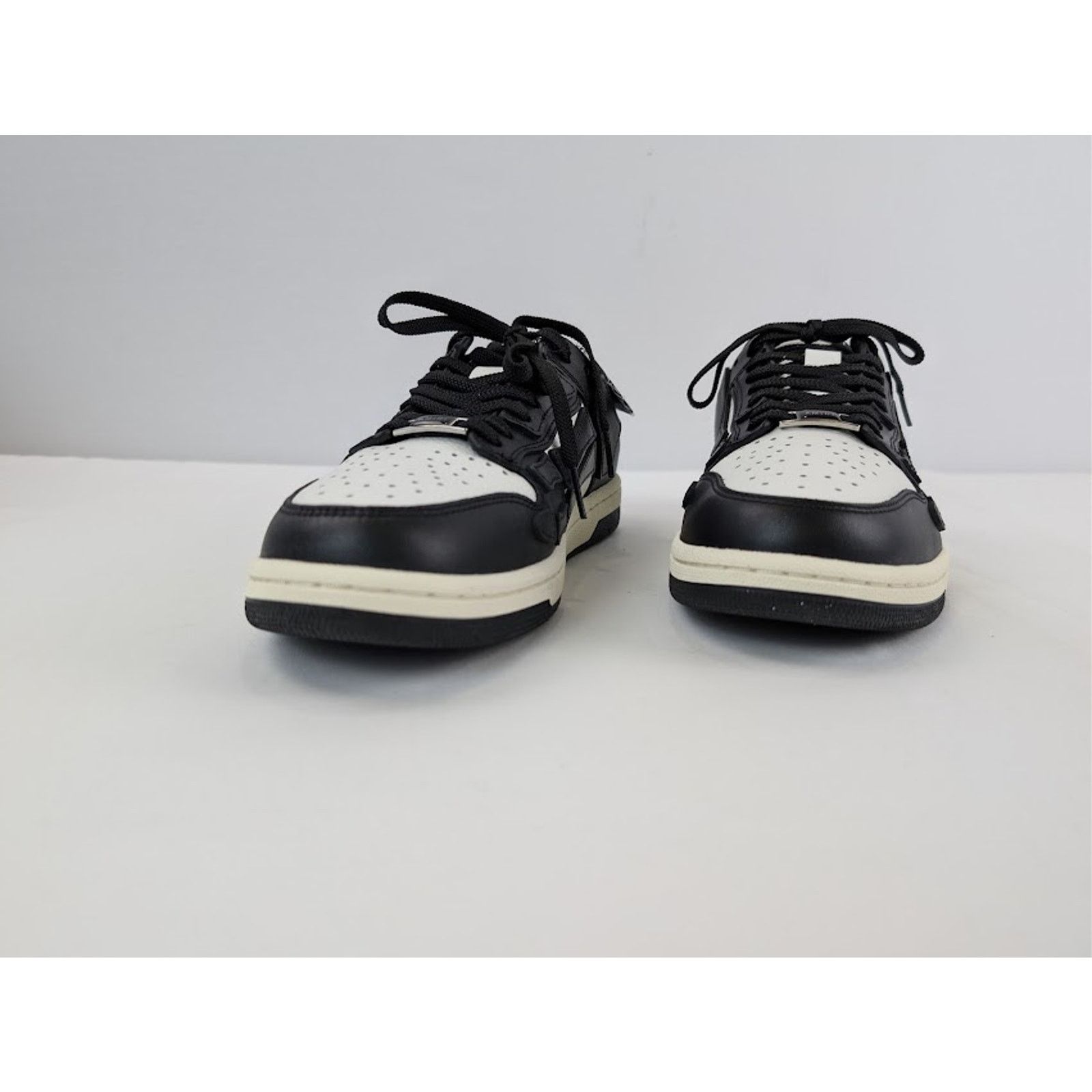 Amiri o1rshd1 Q:2 / Skel Low Top Mule Sneakers in Black / White Size US 11 / EU 44 - 8 Thumbnail