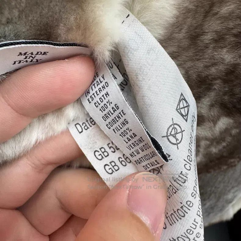 Loro Piana Loro Piana size 45*37*63cm Mink Fur Rabbit Toy Size ONE SIZE - 6 Thumbnail