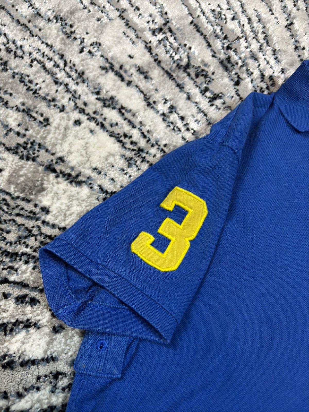 Polo Ralph Lauren Vintage Polo Ralph Lauren Chief Keef Tee Blue Yellow USA Size US L / EU 52-54 / 3 - 4 Thumbnail