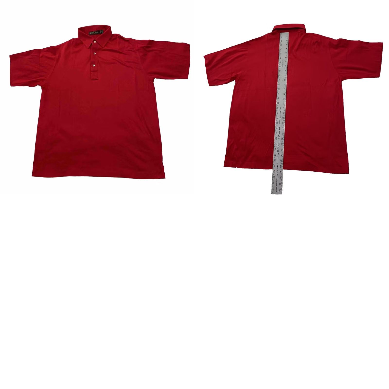 Vintage CROSS CREEK Red Polo Shirt Men L Vintage 90s Classic Preppy Golf Retro Shirt Size US L / EU 52-54 / 3 - 10 Thumbnail