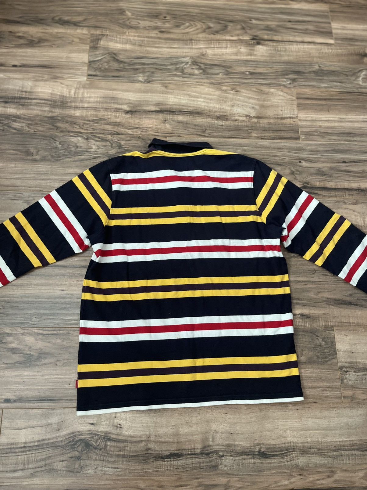 Supreme Supreme Multi Stripe Rugby Size US XL / EU 56 / 4 - 20 Thumbnail