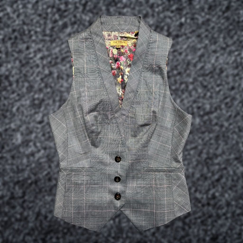 Ted Baker Ted Baker London Gray Vest Waistcoat Womens size 2 Vest, Gray, Ted Baker, Women, Size 2, Vest Waistcoat, 2, Gray, Women, Suit Vest Size XS / US 0-2 / IT 36-38 - 1 Thumbnail