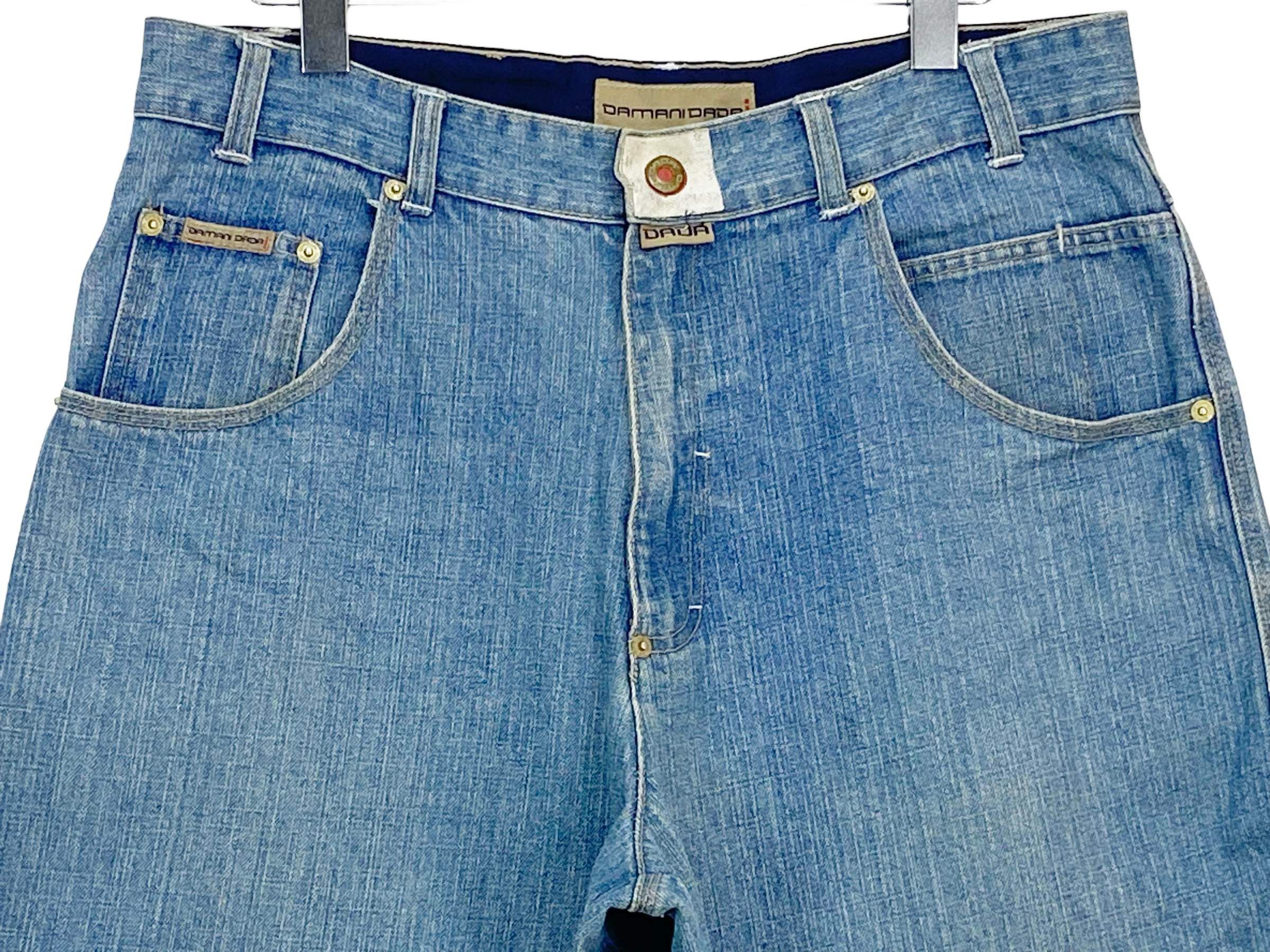 Damani Dada Damani Dada Denim Jeans Dada Baggy Hip Hop Skateboards Jeans Size US 33 - 3 Thumbnail