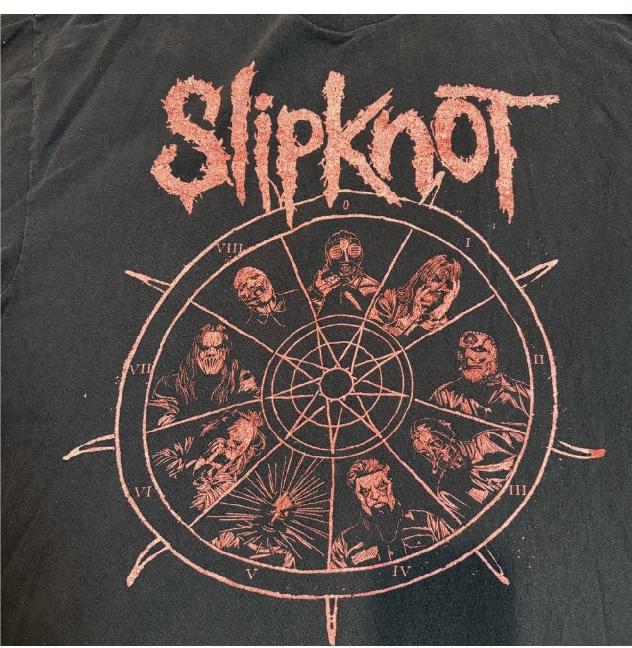 Vintage Slipknot Band Shirt Red Black Size XL Back Print Size US XL / EU 56 / 4 - 4 Thumbnail