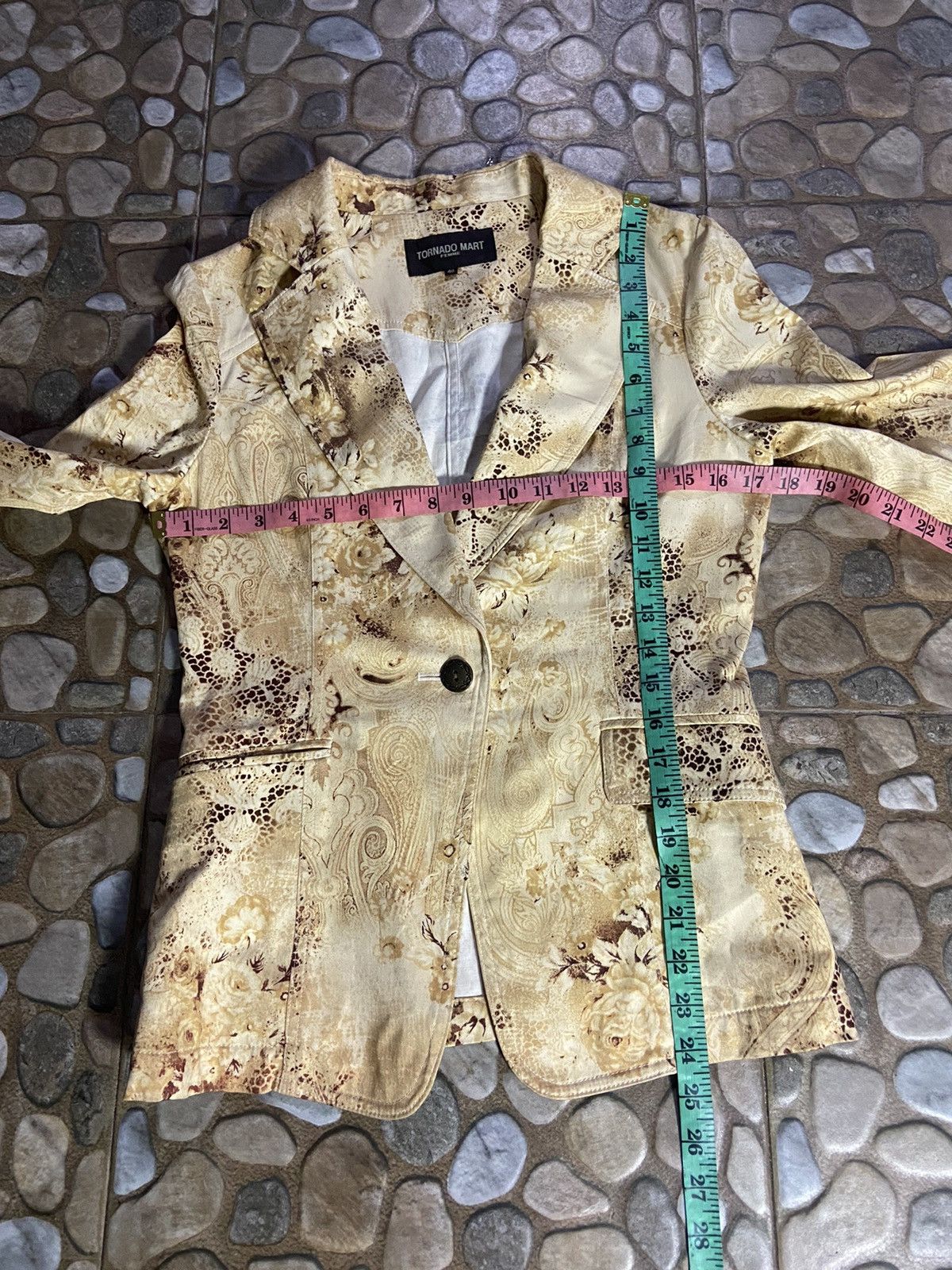 Tornado Mart × Vintage VTG TORNADOMART WOMEN BLAZER Size S / US 4 / IT 40 - 11 Thumbnail