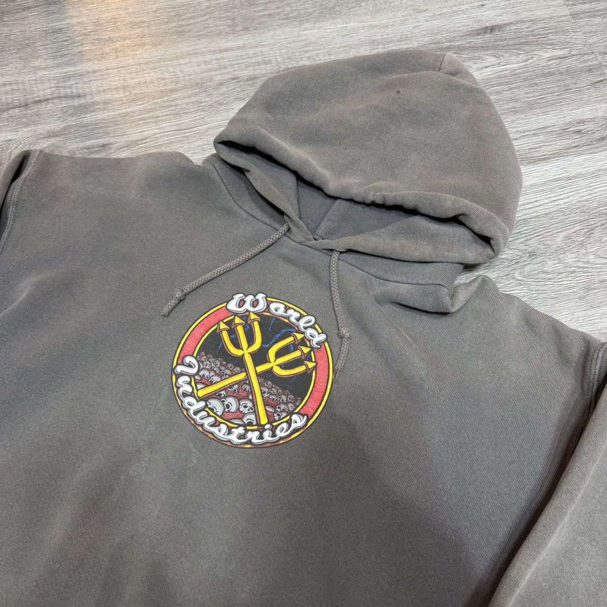 World Industries vintage 90's world industies hoodie Size US M / EU 48-50 / 2 - 2 Thumbnail