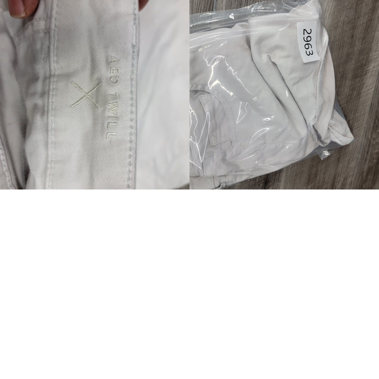 American Eagle Outfitters American Eagle Outfitters Shorts Twill Midi white AEO Super Stretch Casual Chino Women size 14 Regular Size 36" / US 14 / IT 50 - 9 Thumbnail