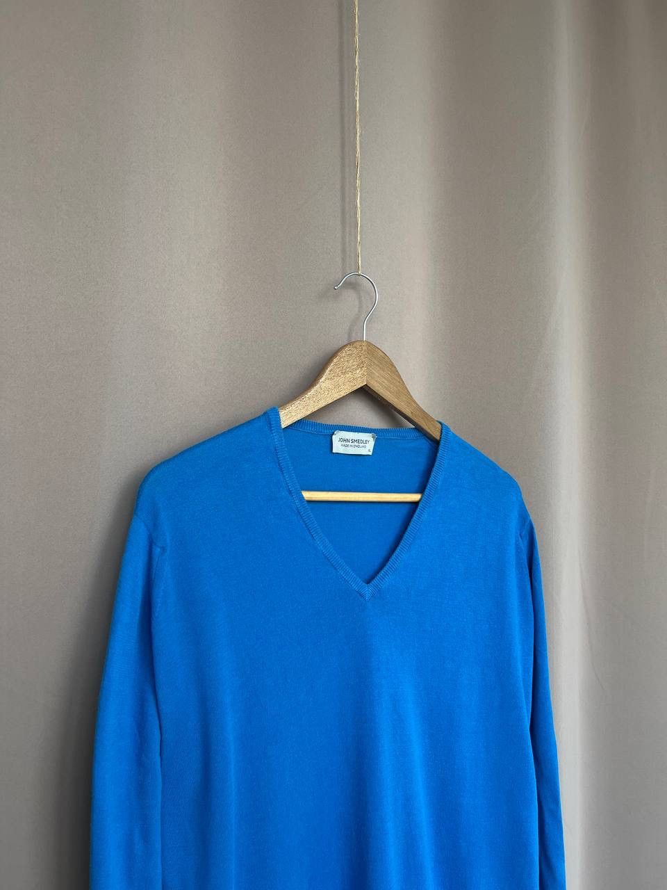 John Smedley John Smedley V-Neck Sweater Mens Size XL Jumper Size US XL / EU 56 / 4 - 3 Thumbnail