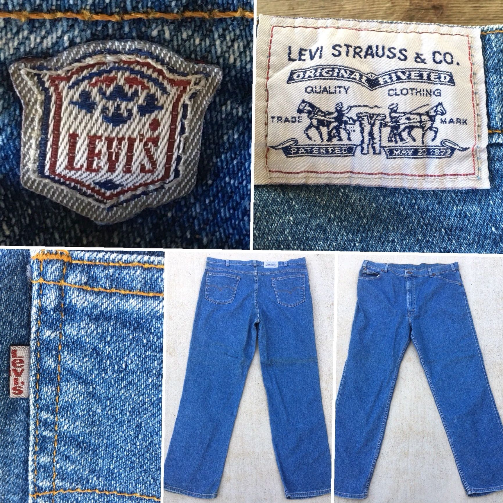Vintage VINTAGE Levi’s Jeans Relaxed Fit Made In USA Size W40 L30 Blue Denim Casual Mens Size US 40 / EU 56 - 2 Thumbnail
