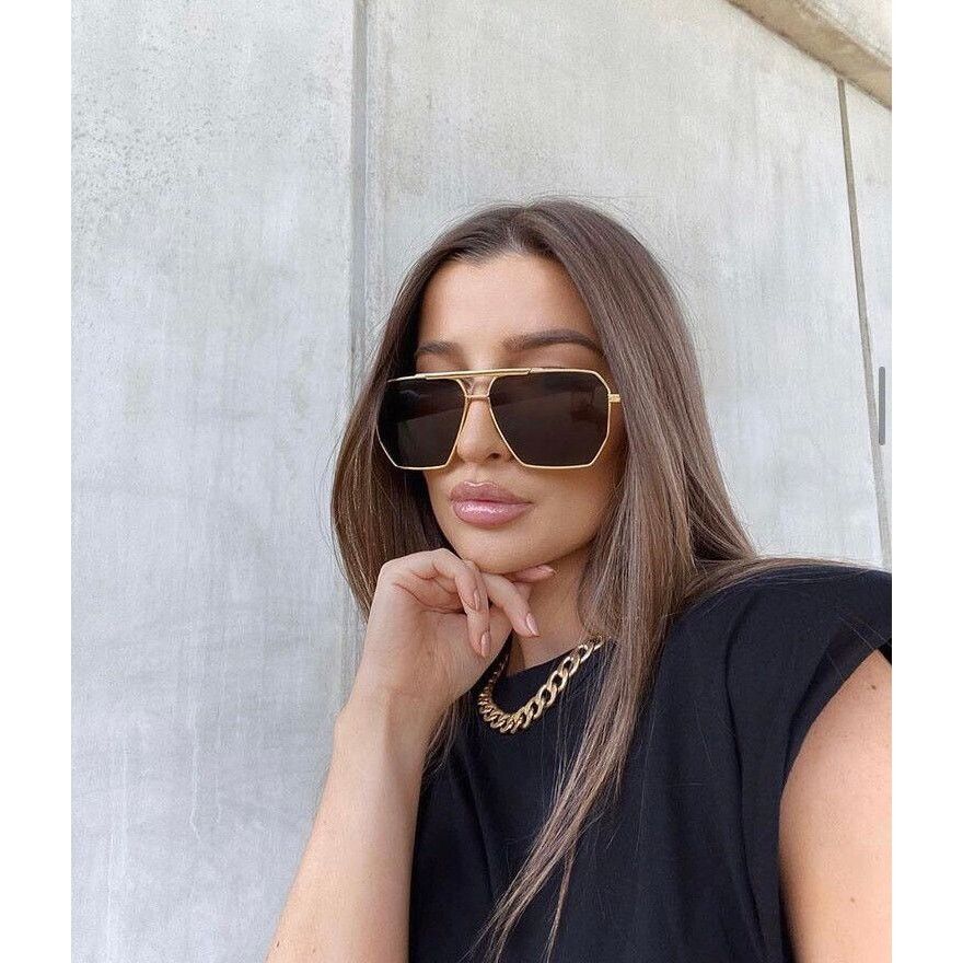 Bottega Veneta NEW Bottega Veneta Sunglasses BV1012S 003 Gold Brown Unisex Size ONE SIZE - 5 Thumbnail