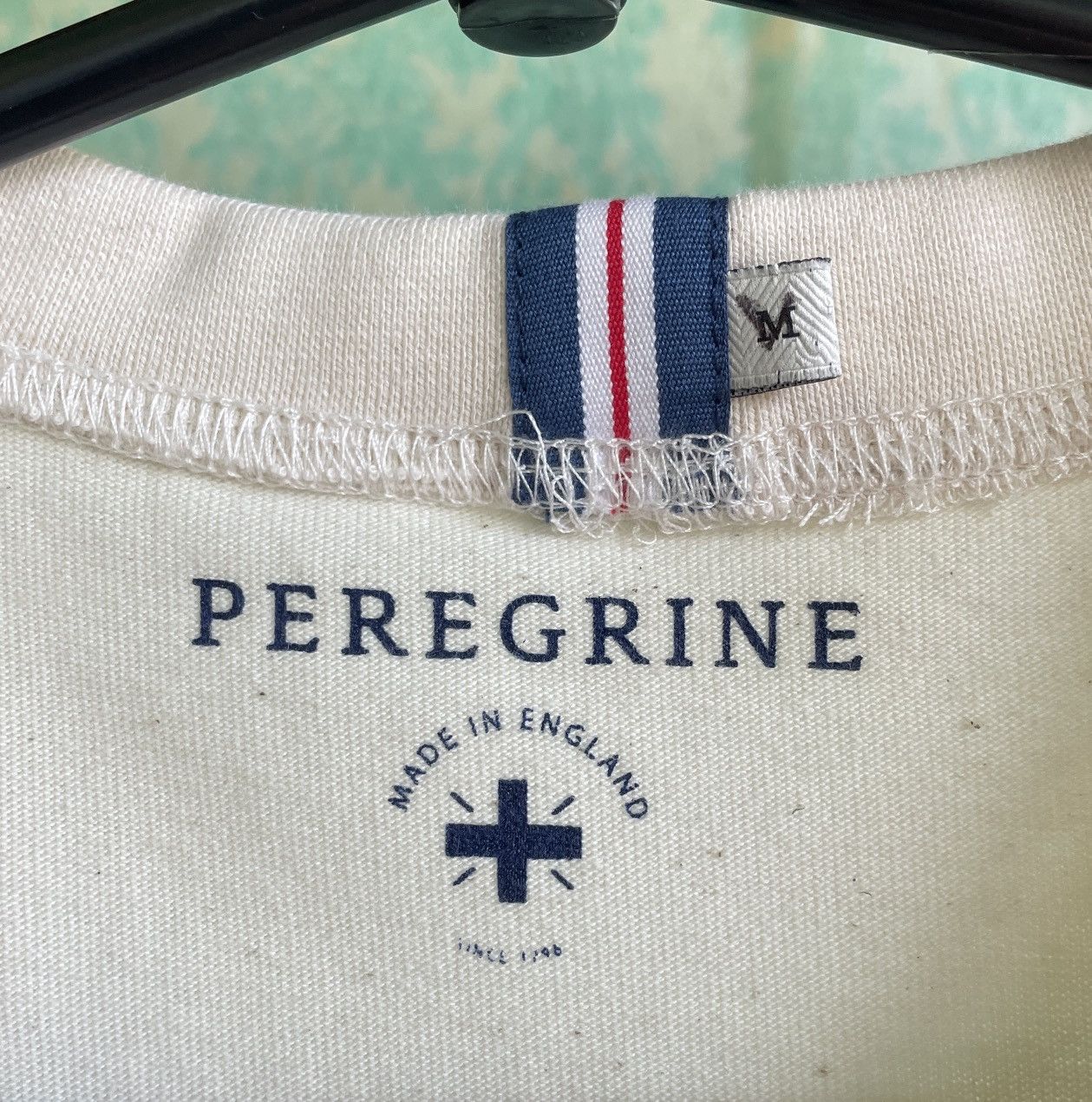 Peregrine Peregrine English Dirt Cotton Crew T-Shirt Off White Size US M / EU 48-50 / 2 - 5 Thumbnail