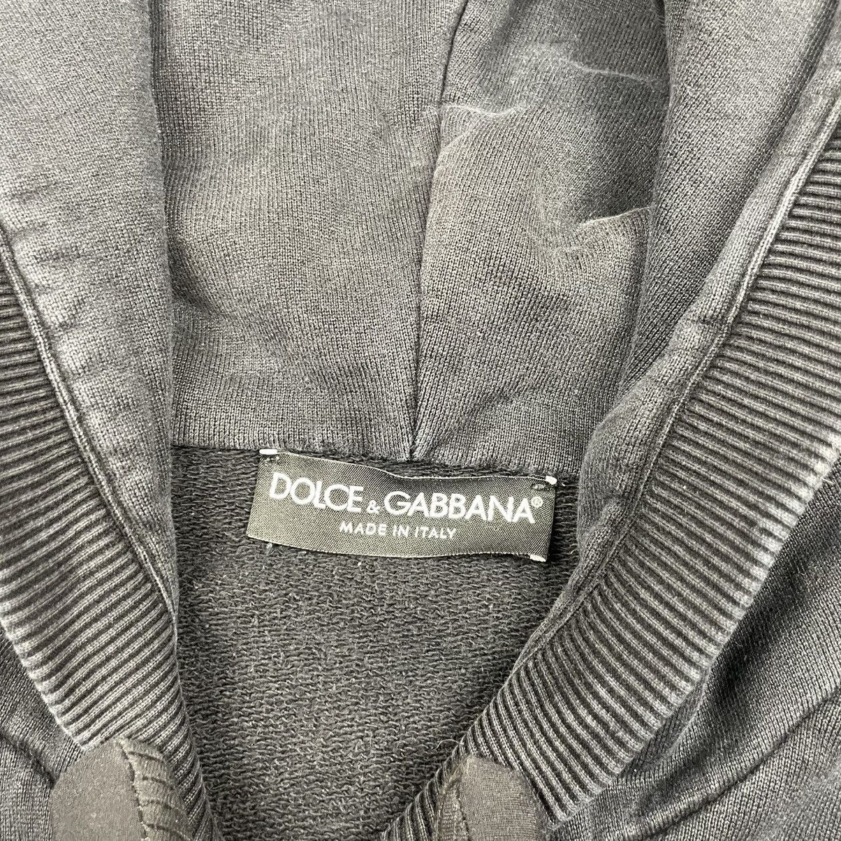 Dolce & Gabbana Dolce Gabbana Metal Logo Faded Zip Hoodie Size US XL / EU 56 / 4 - 2 Thumbnail