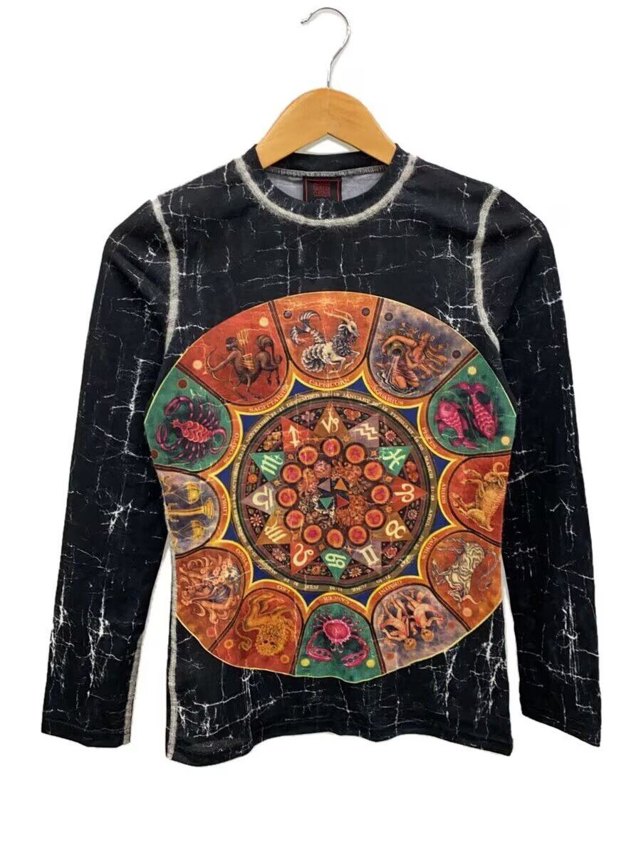 Jean Paul Gaultier Astrology Print Mesh Long Sleeve Top Size S / US 4 / IT 40 - 1 Thumbnail