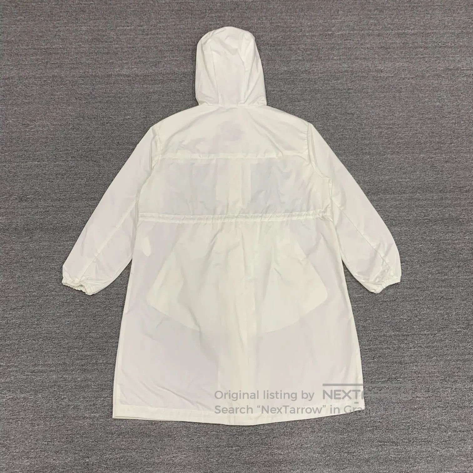 Moncler moncler white long windbreaker coat size 1. Size M / US 6-8 / IT 42-44 - 2 Thumbnail