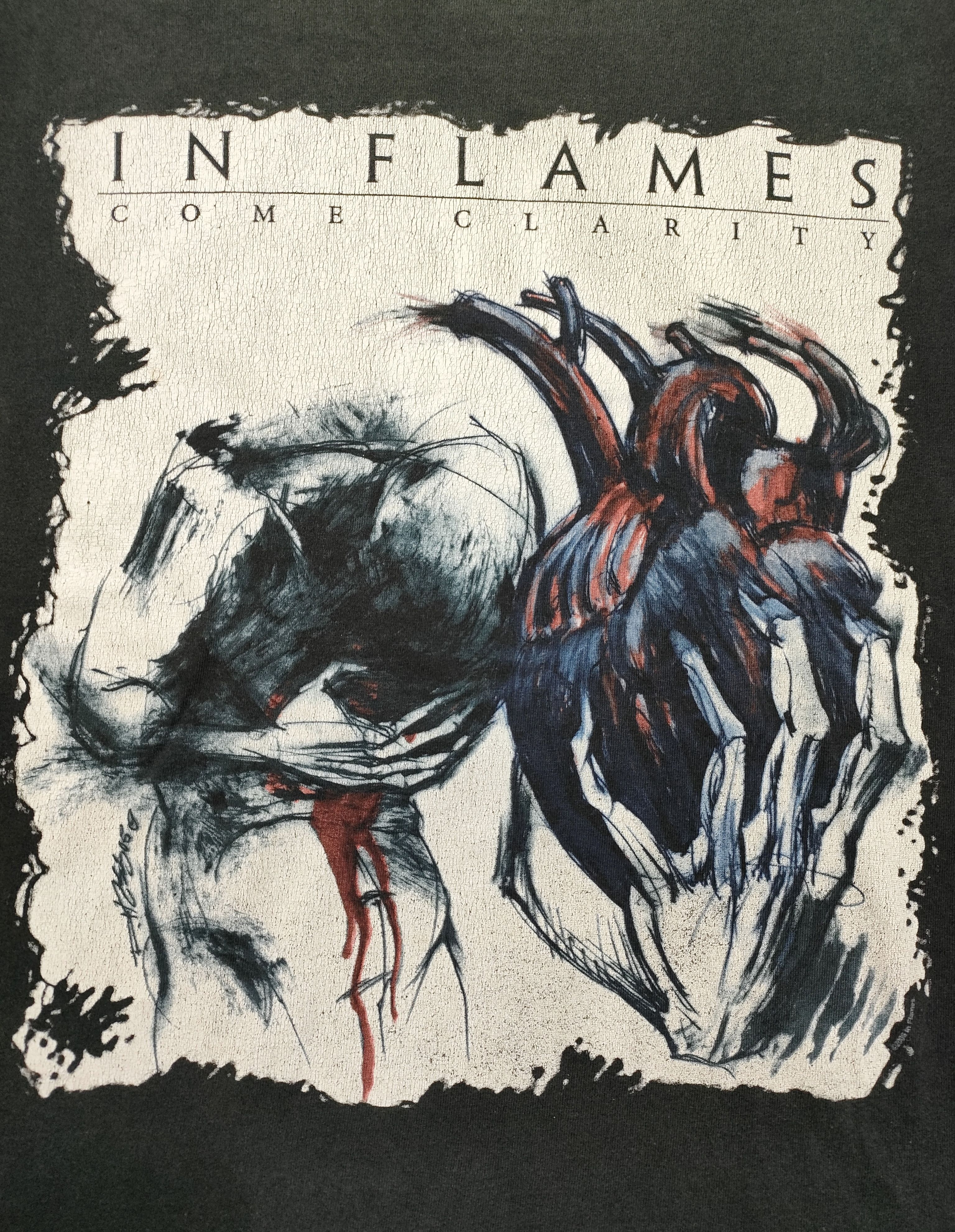 Band Tees INFLAMES - COME CLARITY 2006 TOUR Vintage Band T-Shirt Size US L / EU 52-54 / 3 - 3 Thumbnail