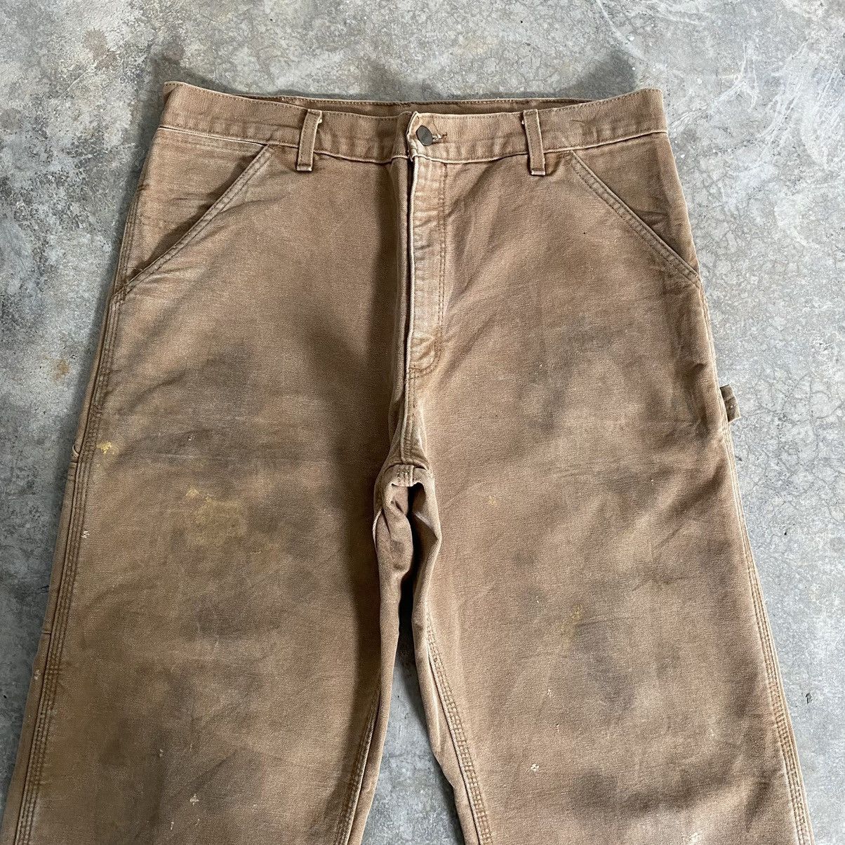 Carhartt Vintage Carhartt Blanket Lined Dirty Carpenter Work Pants Size US 34 / EU 50 - 3 Thumbnail