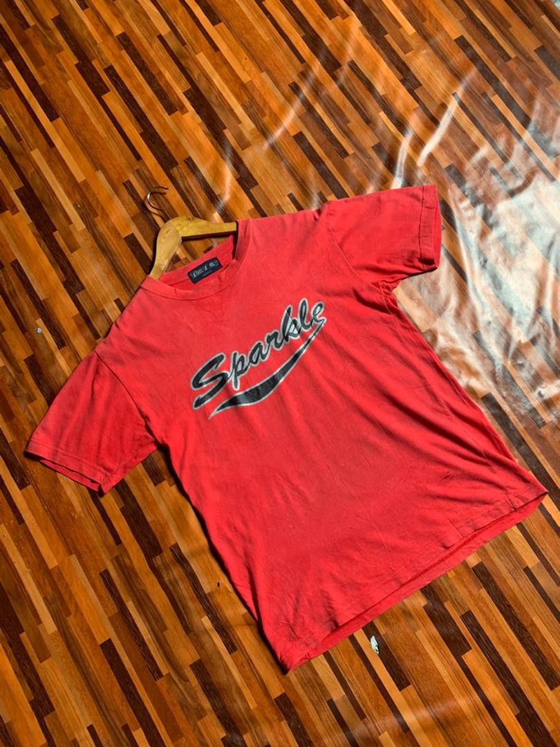 Vintage e31 TimeLag spankle shirt red shirt Size US L / EU 52-54 / 3 - 2 Thumbnail