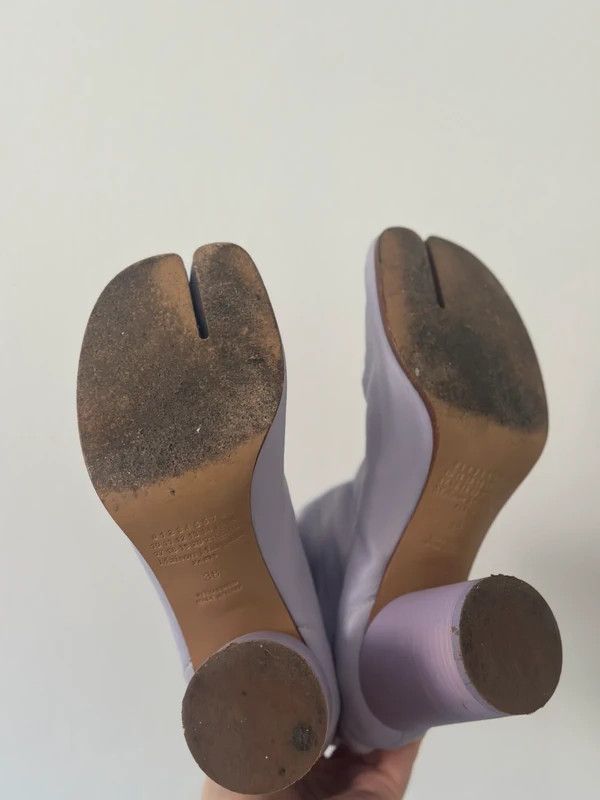 Maison Margiela Tabi ankle boots in lilac Size US 8 / IT 38 - 10 Thumbnail