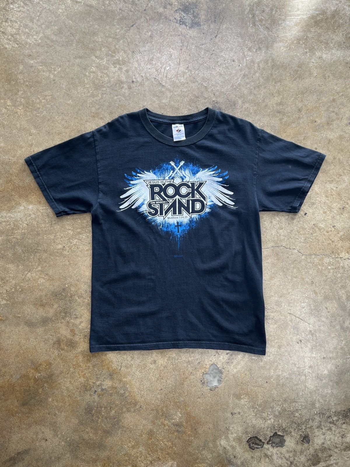 Vintage Vintage Kerusso Rock Band Jesus Religious Parody Tee Medium Size US M / EU 48-50 / 2 - 2 Thumbnail