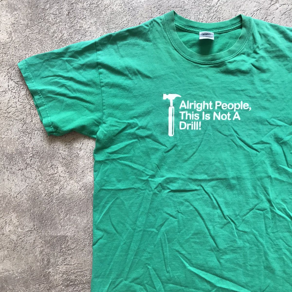 Vintage Vintage Y2K Alright People Graphic Tee Funny Humor Skate L Size US L / EU 52-54 / 3 - 3 Thumbnail