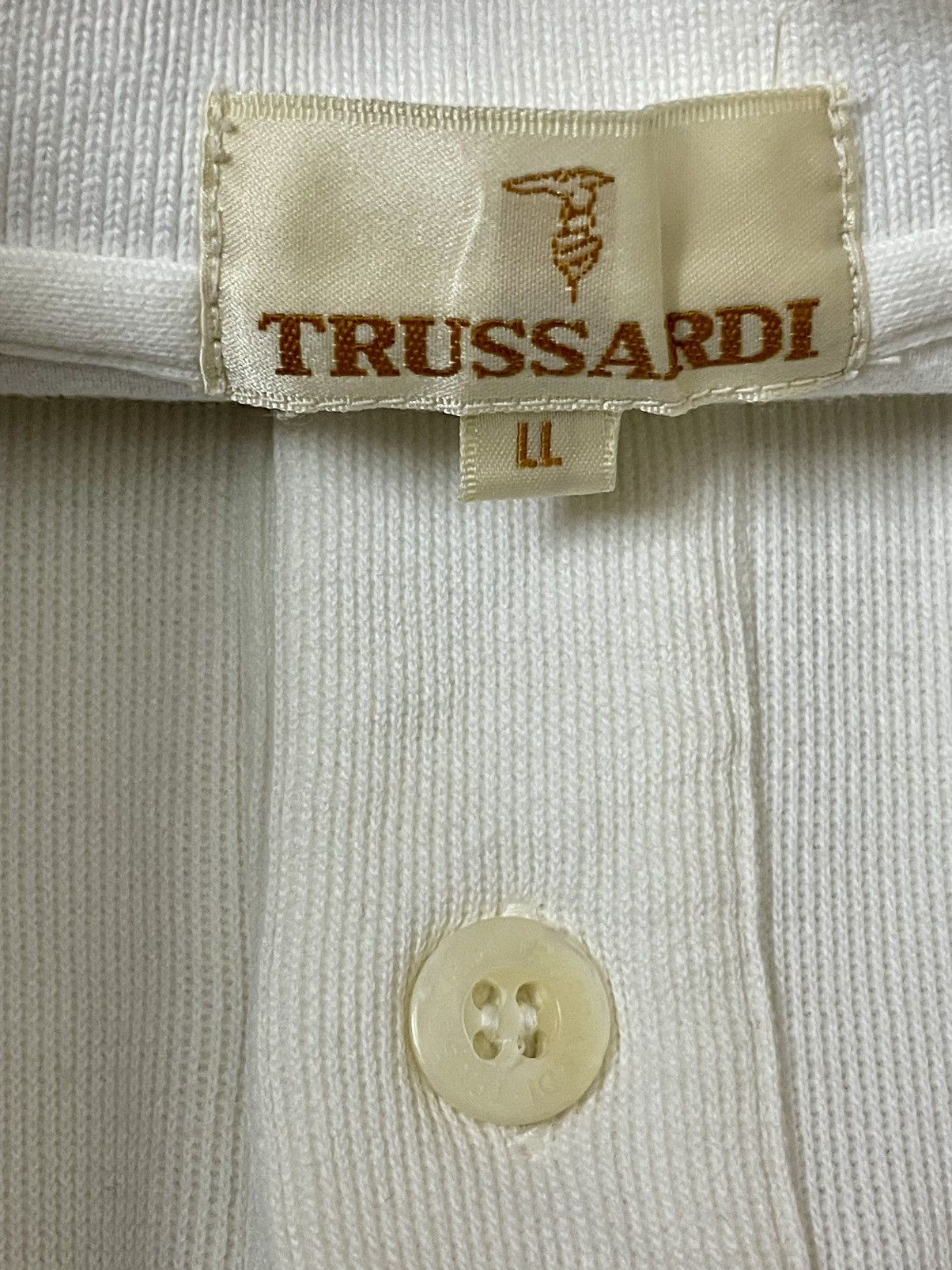 RARE VINTAGE TRUSSARDI POLO LS T-SHIRT