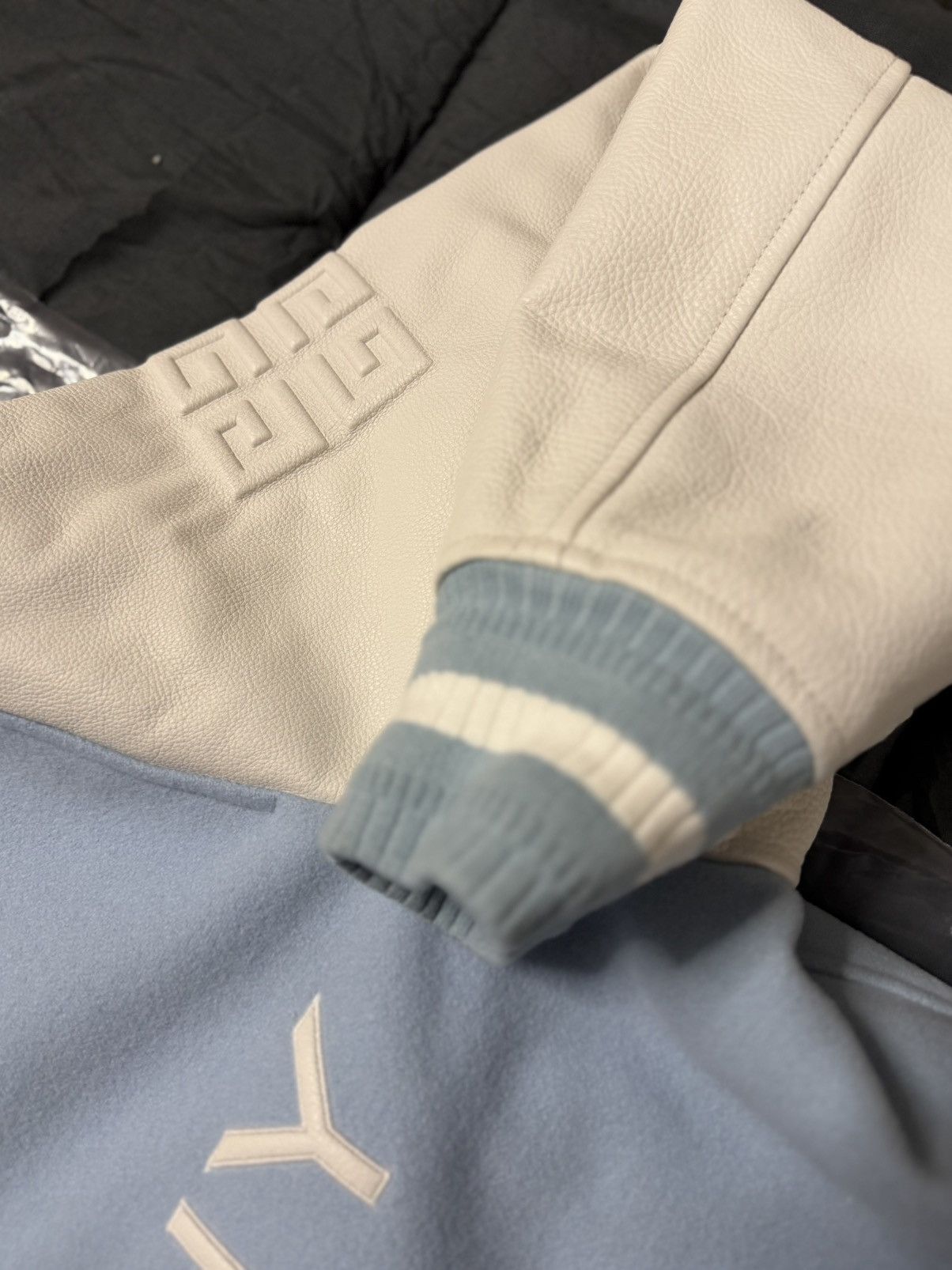 Givenchy Sky Blue Varsity Bomber NEW WITH TAGS Size US XL / EU 56 / 4 - 7 Thumbnail