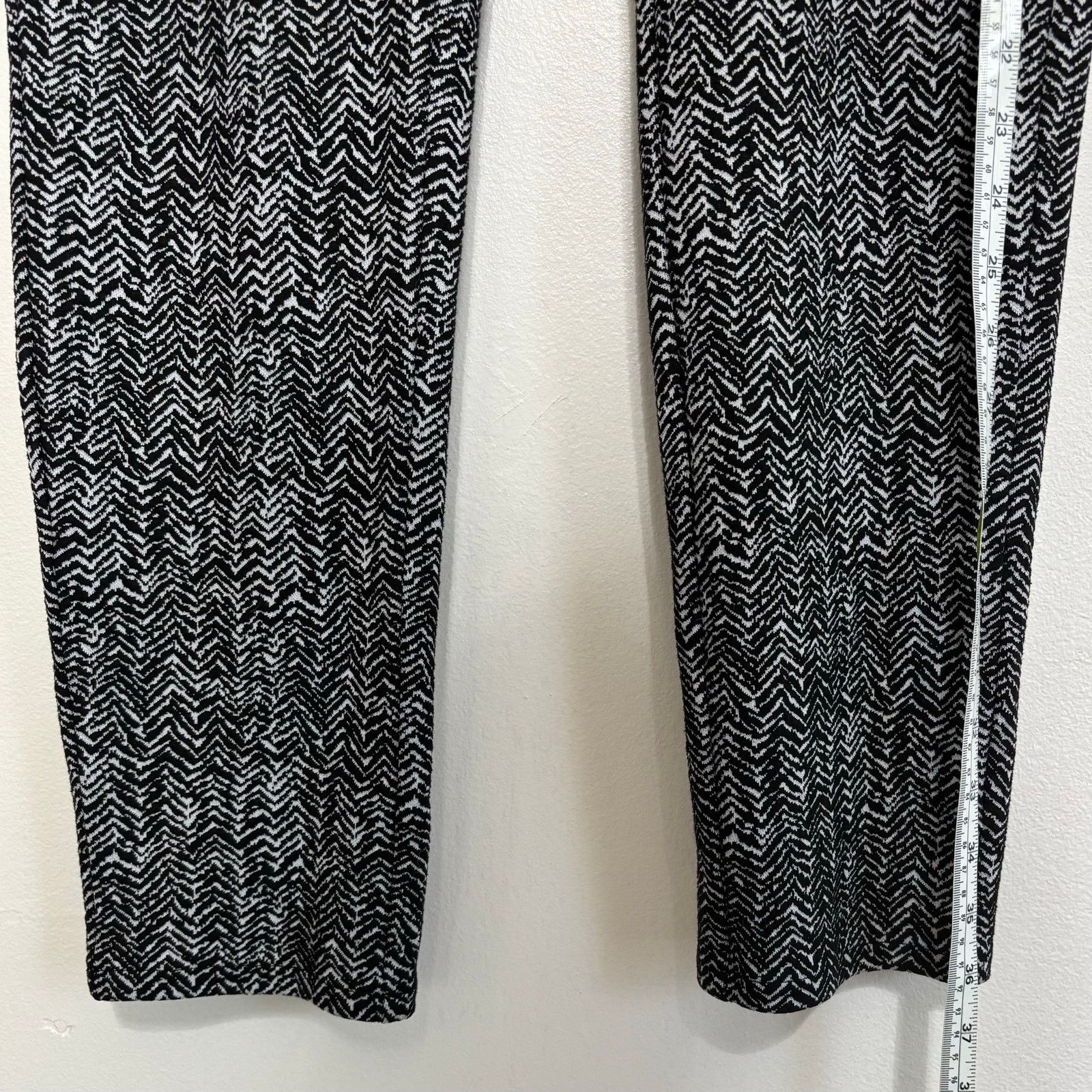 Other Michael Michael Kors Black and White Zig Zag Pants Size 14 Size 36" / US 14 / IT 50 - 4 Thumbnail