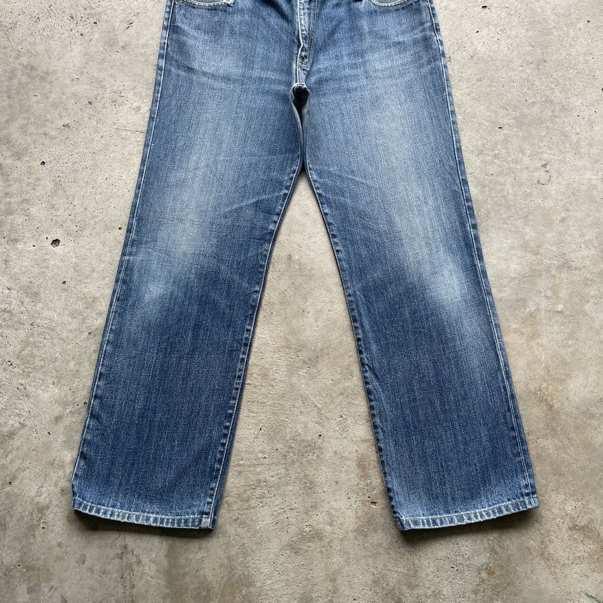 Japanese Brand W37x30 Vintage Japanese Faded Jeans Pants Denim Size US 37 - 4 Thumbnail