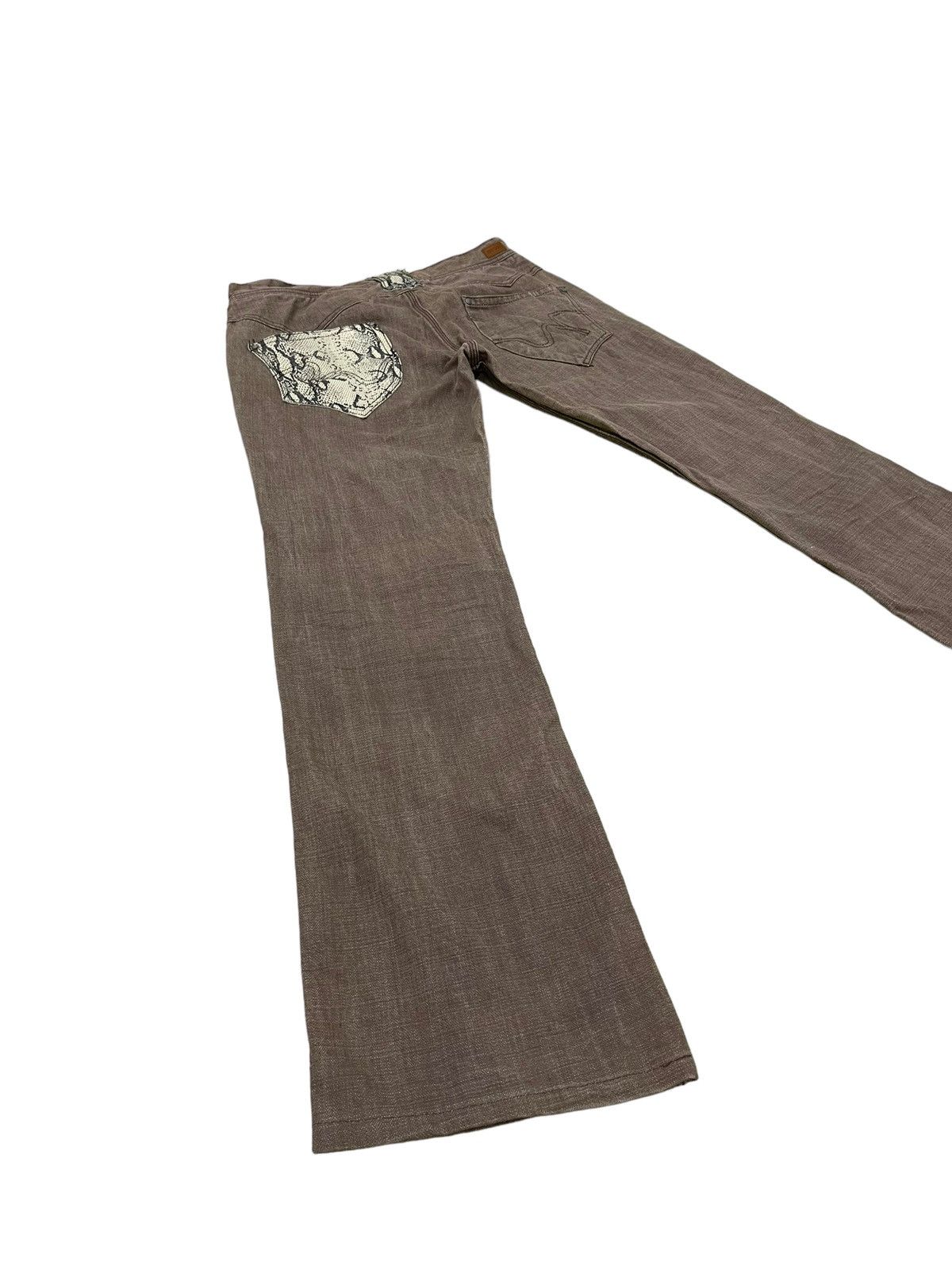 HIDEAWAYS Slim Jeans Nicole Club Python Distress 8🟦0 Size US 32 / EU 48 - 1 Thumbnail