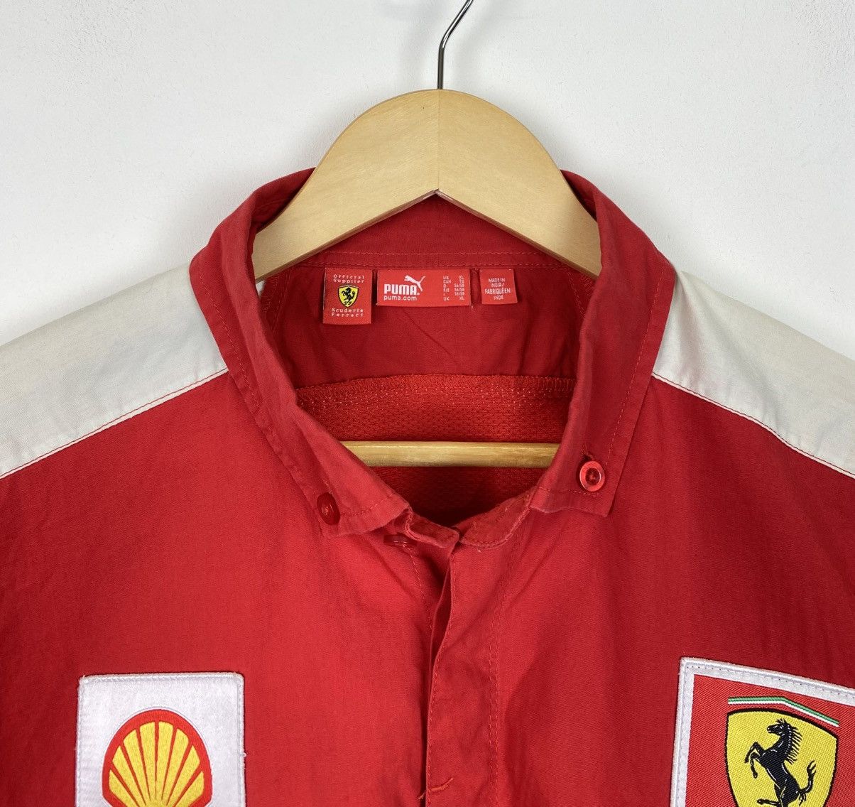 Ferrari × Puma Puma Ferrari Team Racing Shirt Short Sleeve Size XL Red Top Size US XL / EU 56 / 4 - 5 Thumbnail