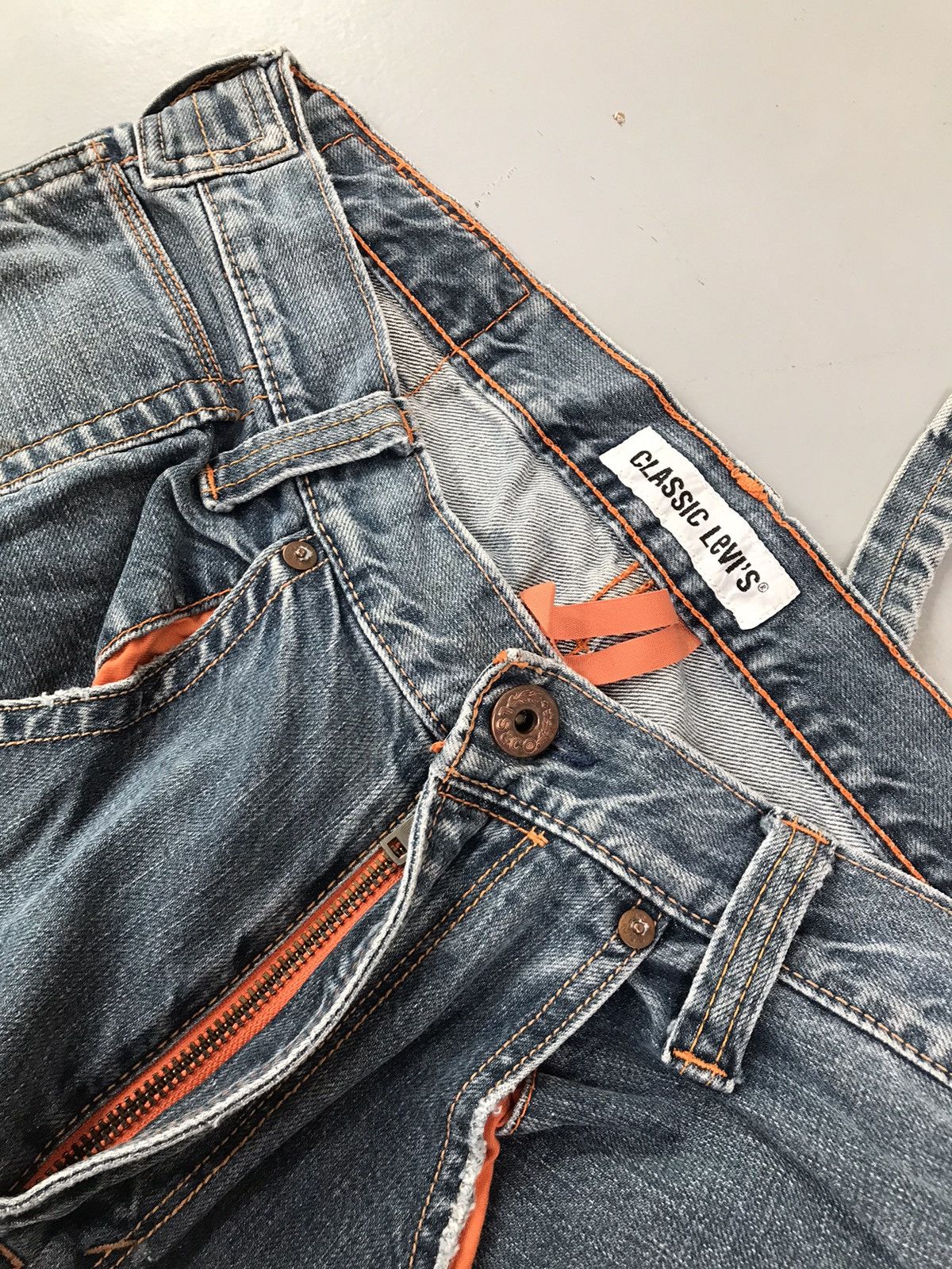 Levi's Vintage Levi’s buckle belt denim Size US 35 - 7 Thumbnail