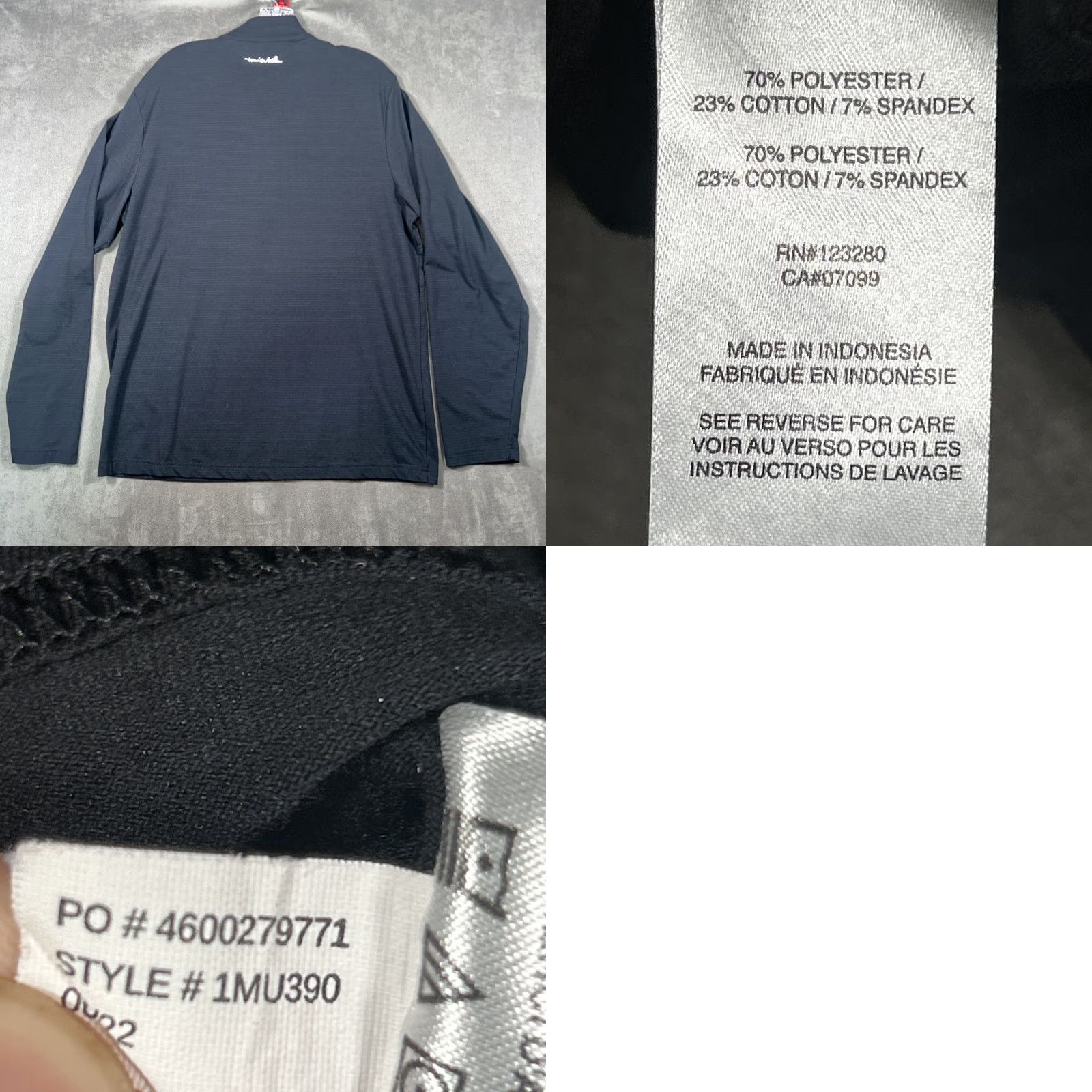 TravisMathew Travis Mathew Oakland Athletics 1/4 Zip Pullover Mens L Black Polyester Sports Activewear Golf Baseball Running Hiking Tennis Walking Shirt Size US L / EU 52-54 / 3 - 8 Thumbnail