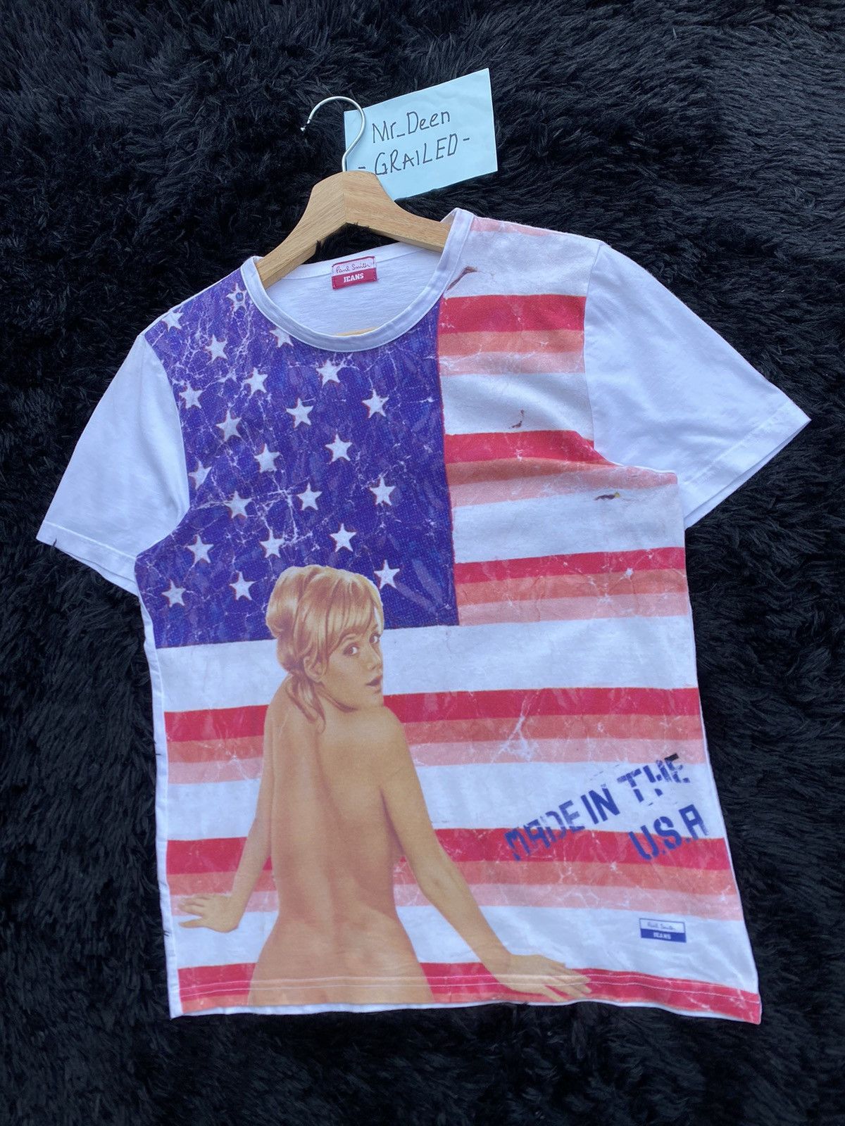 Paul Smith Rare Vintage Paul Smith American Flag Tshirt Size US S / EU 44-46 / 1 - 3 Thumbnail